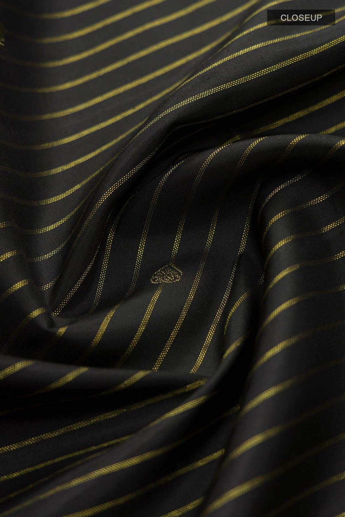 Black Kanchipuram Silk Saree