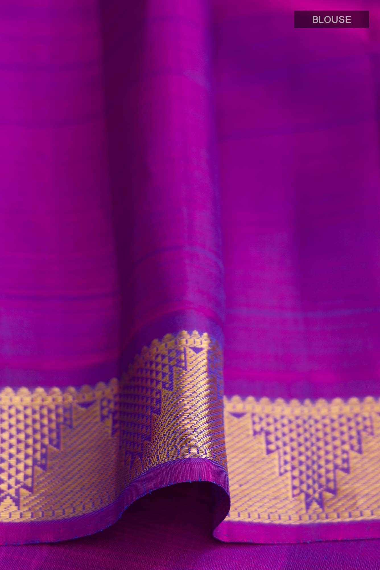 Blue Kanchipuram Silk Saree