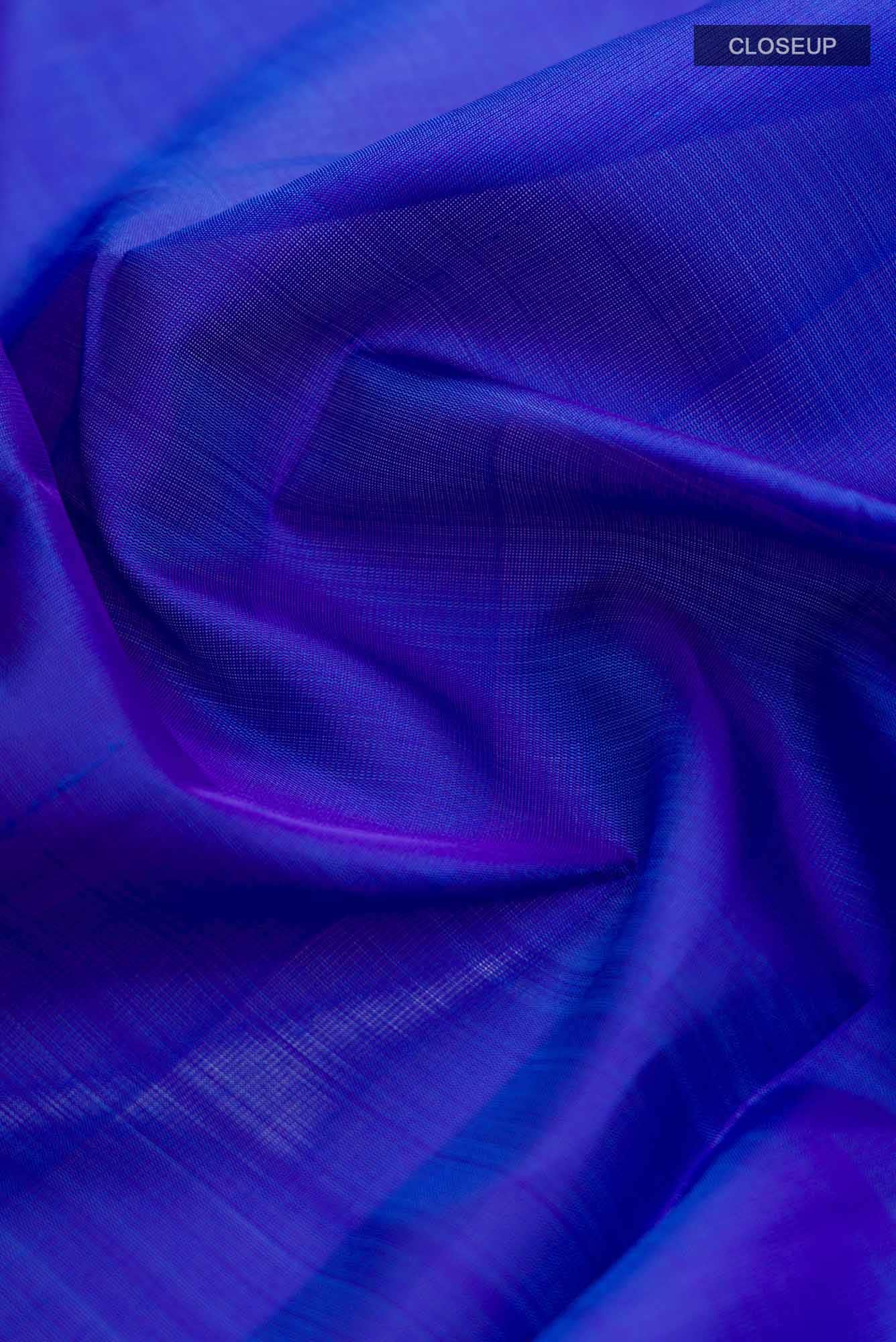 Blue Kanchipuram Silk Saree
