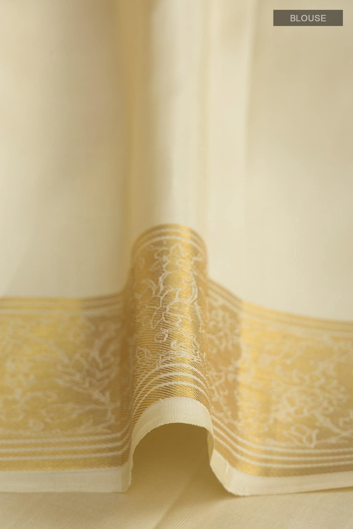 Aaditi-Cream Kanchipuram Silk Saree