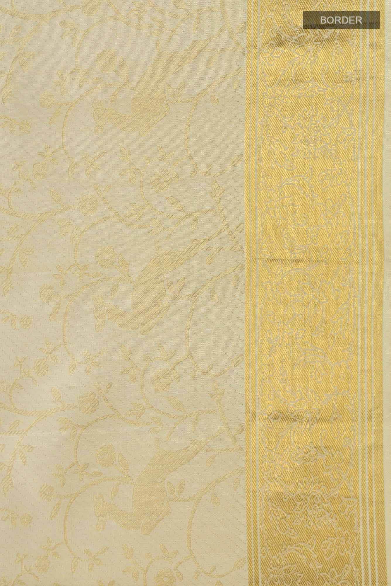 Aaditi-Cream Kanchipuram Silk Saree
