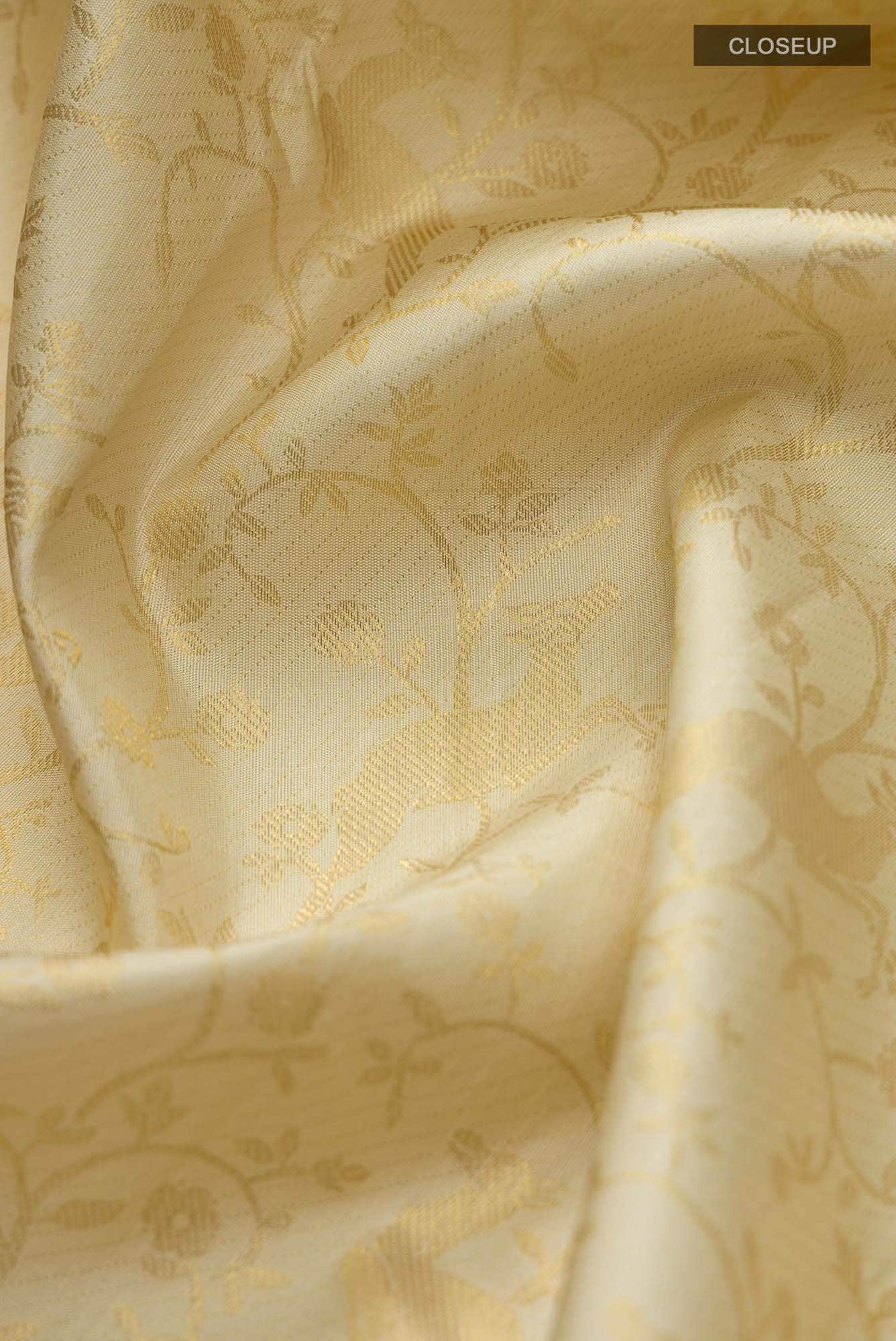 Aaditi-Cream Kanchipuram Silk Saree