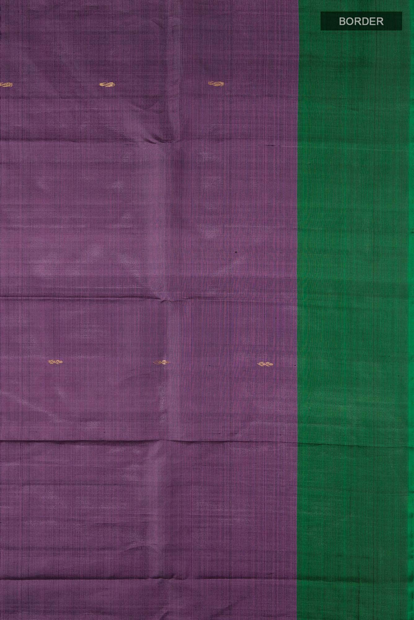 Lavender Kanchipuram Silk Saree