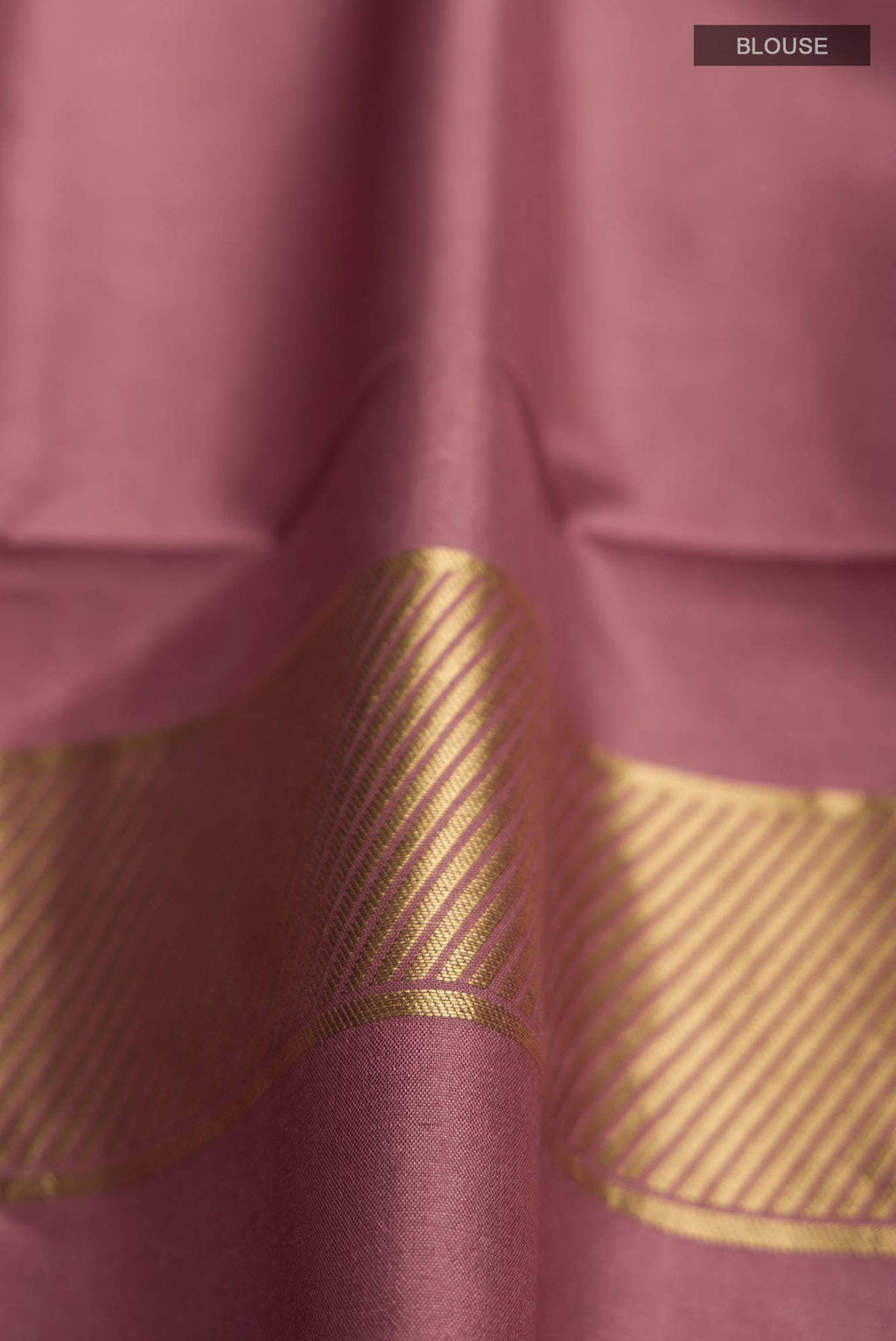 Blossom Bahar-Dark Mauve Banarasi Silk Saree
