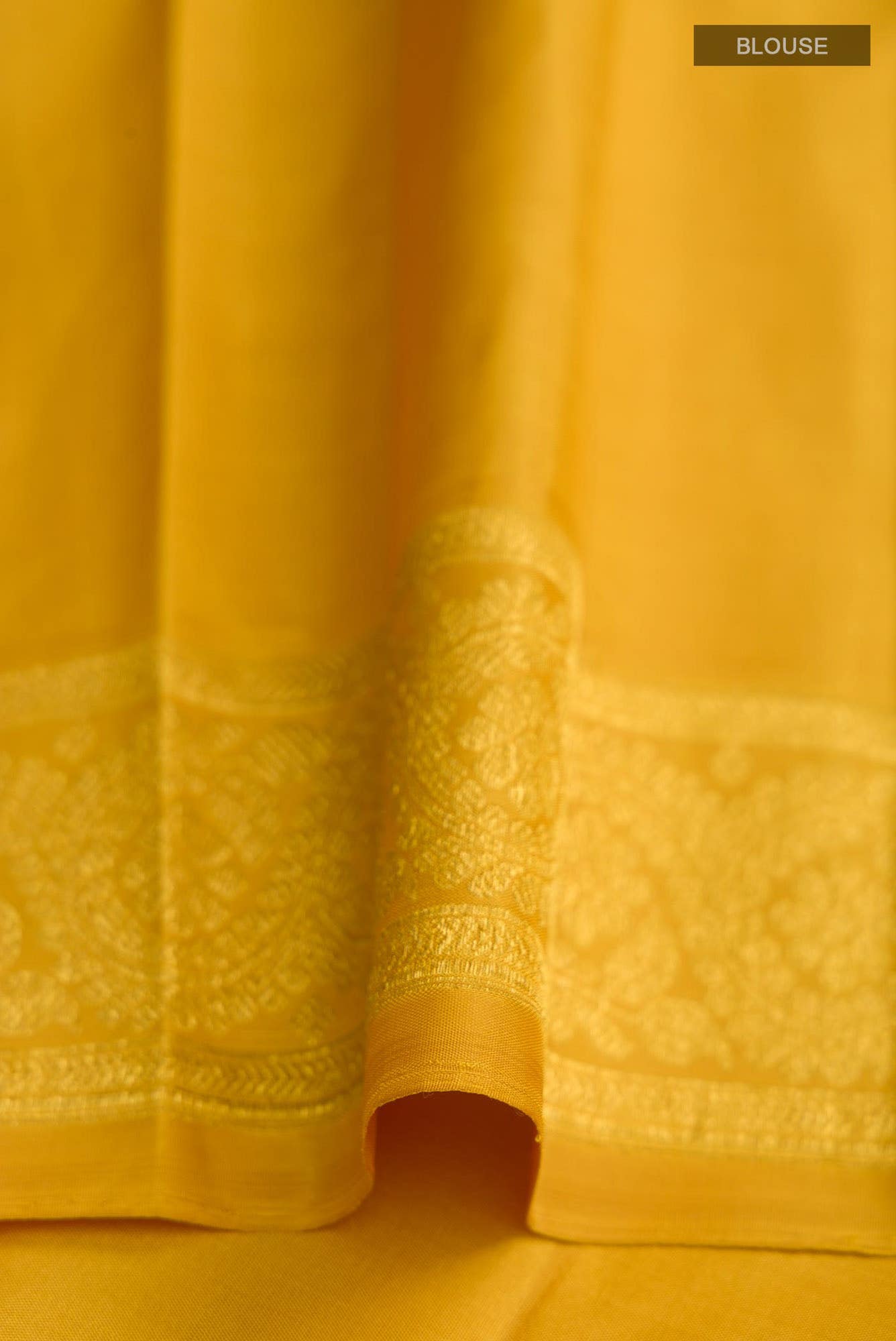 Manga Maalai-Mustard Yellow Kanchipuram Silk Saree