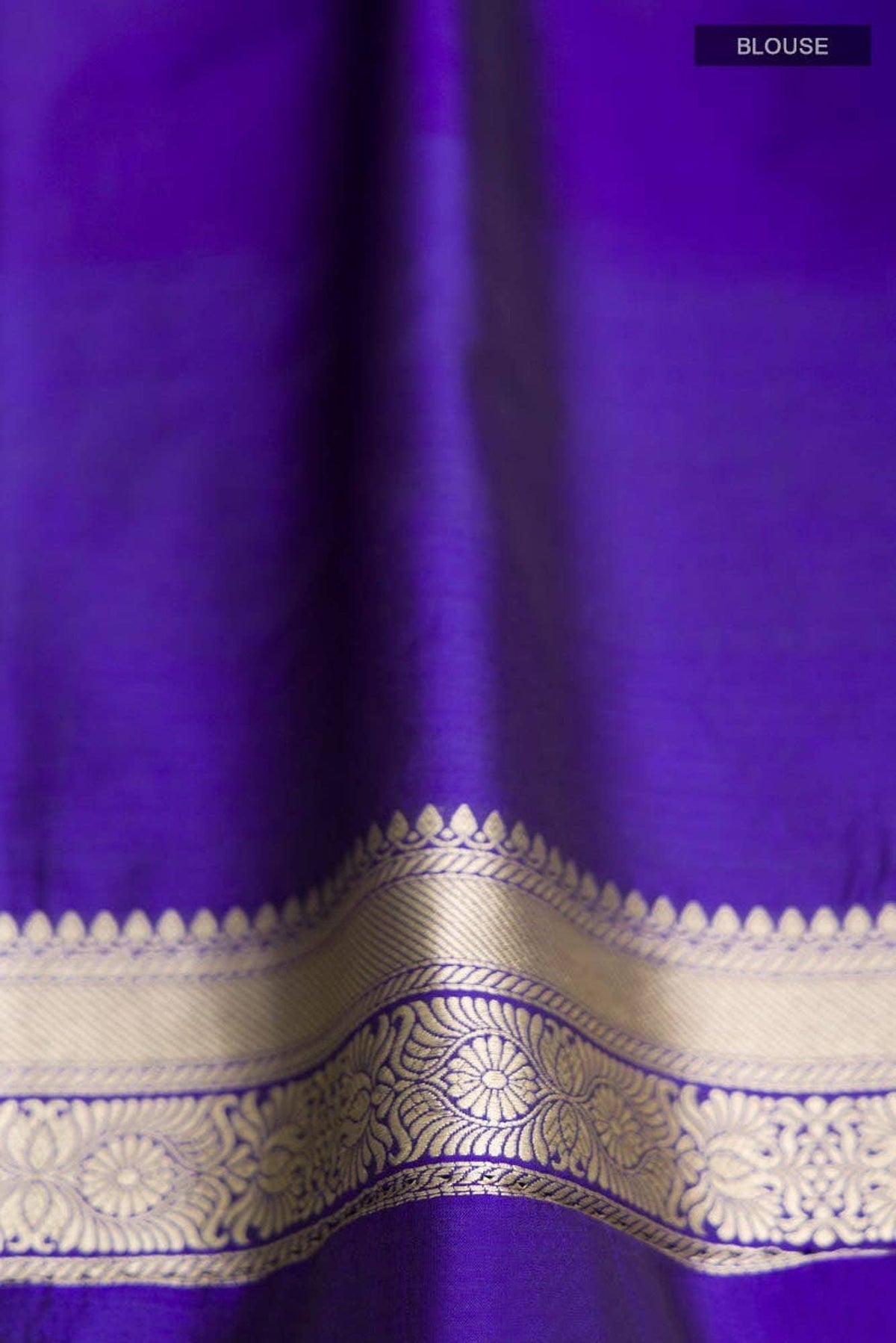 Priyasambad-Blue Banarasi Silk Saree