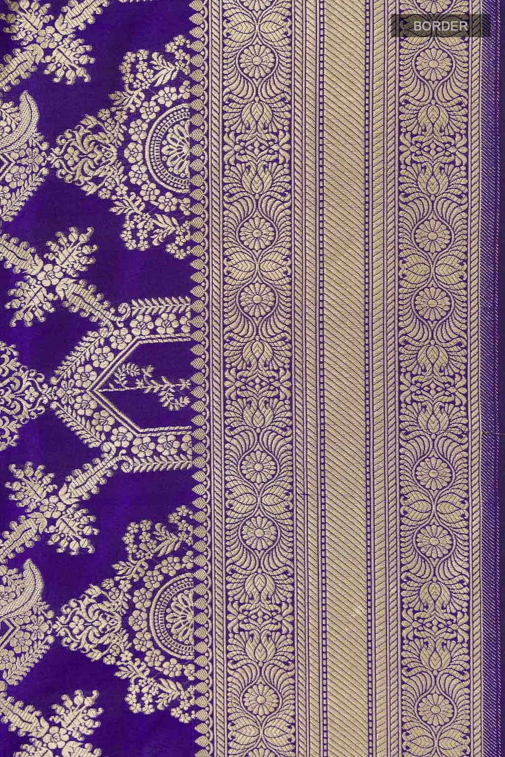 Priyasambad-Blue Banarasi Silk Saree