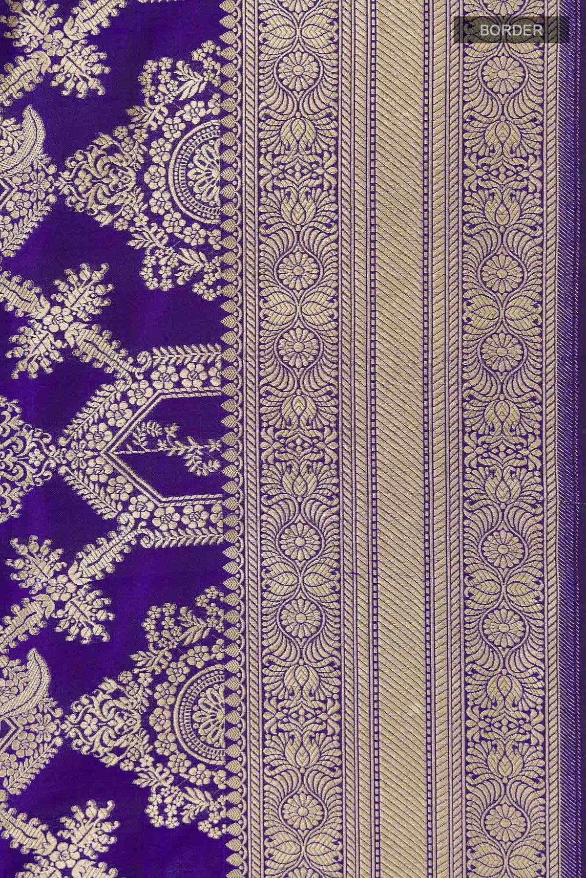 Priyasambad-Blue Banarasi Silk Saree