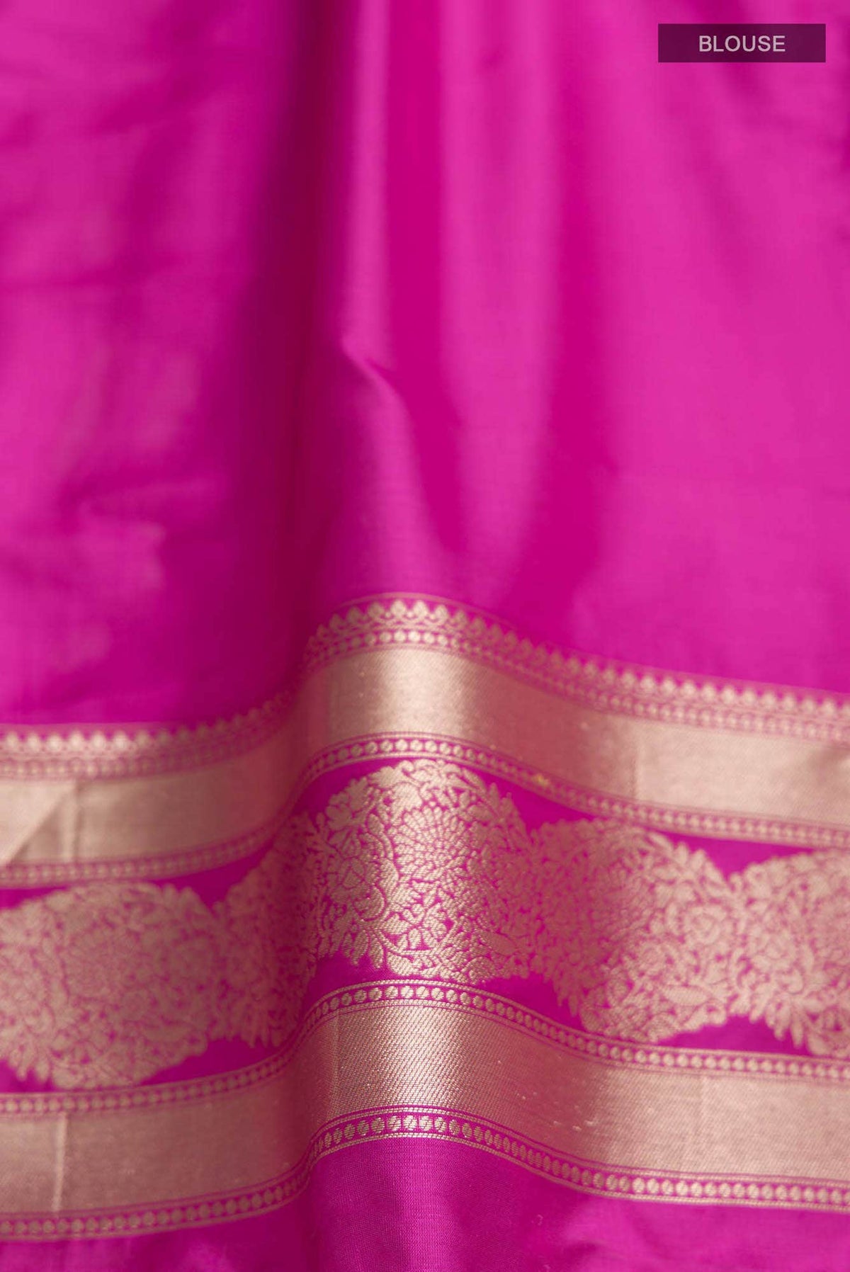 Bhagyavati-Magenta Banarasi Silk Saree