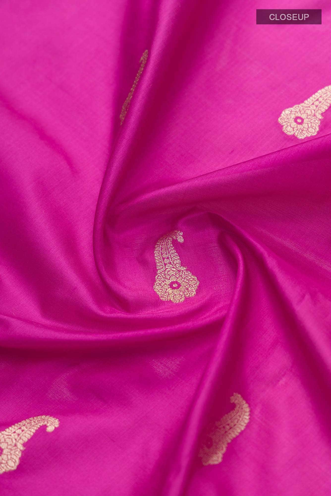 Bhagyavati-Magenta Banarasi Silk Saree