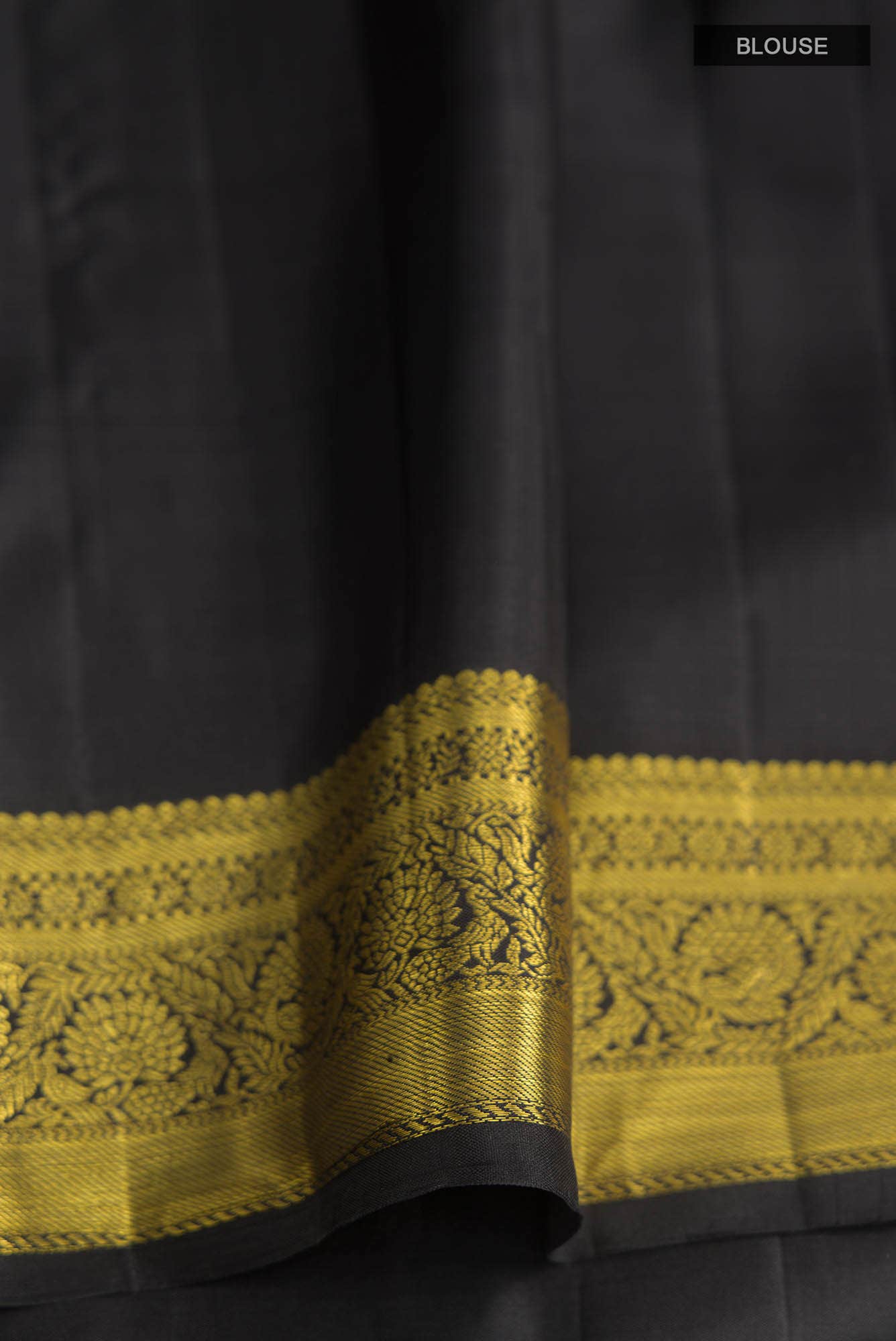 Mallika-Black Kanchipuram Silk Saree
