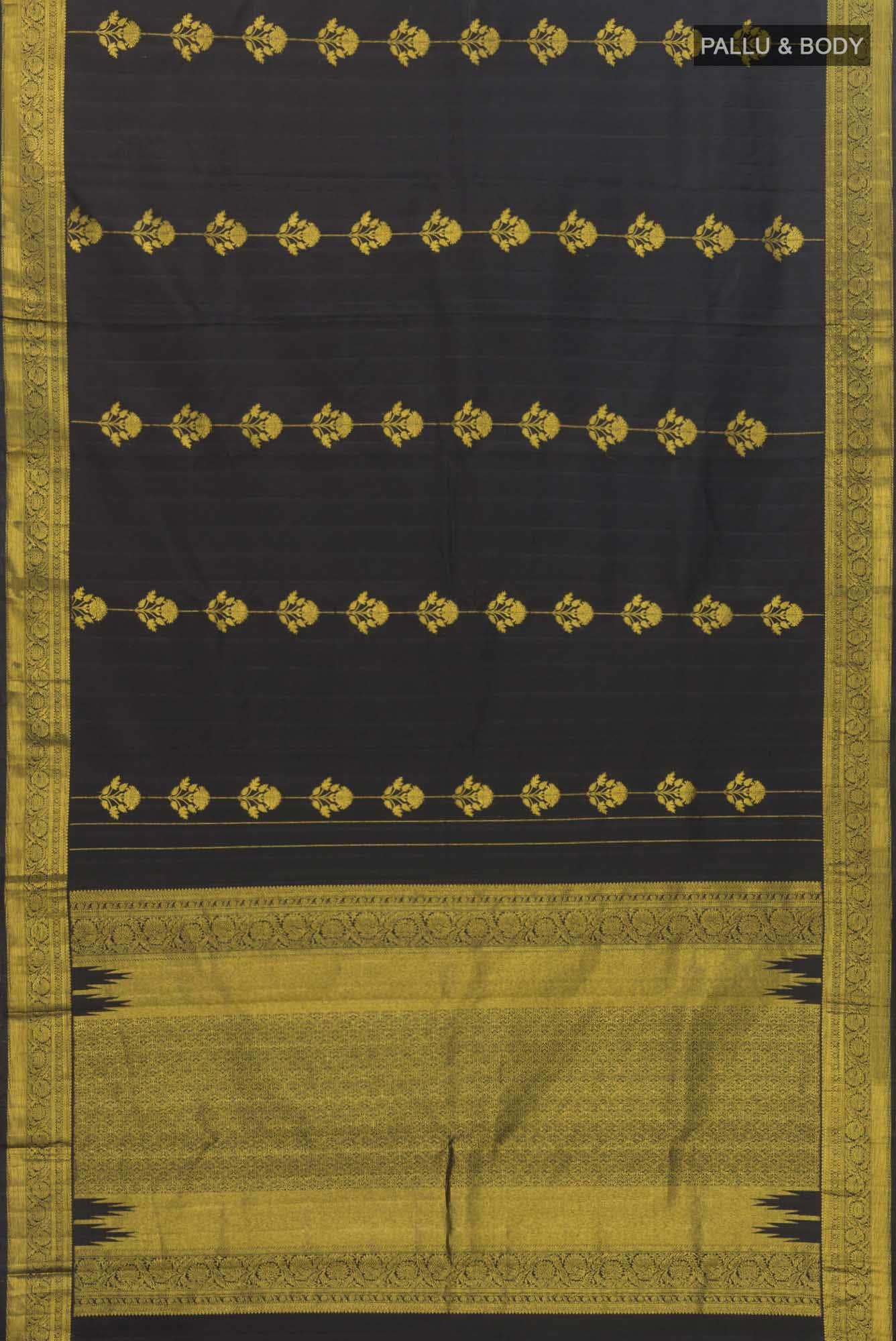 Mallika-Black Kanchipuram Silk Saree