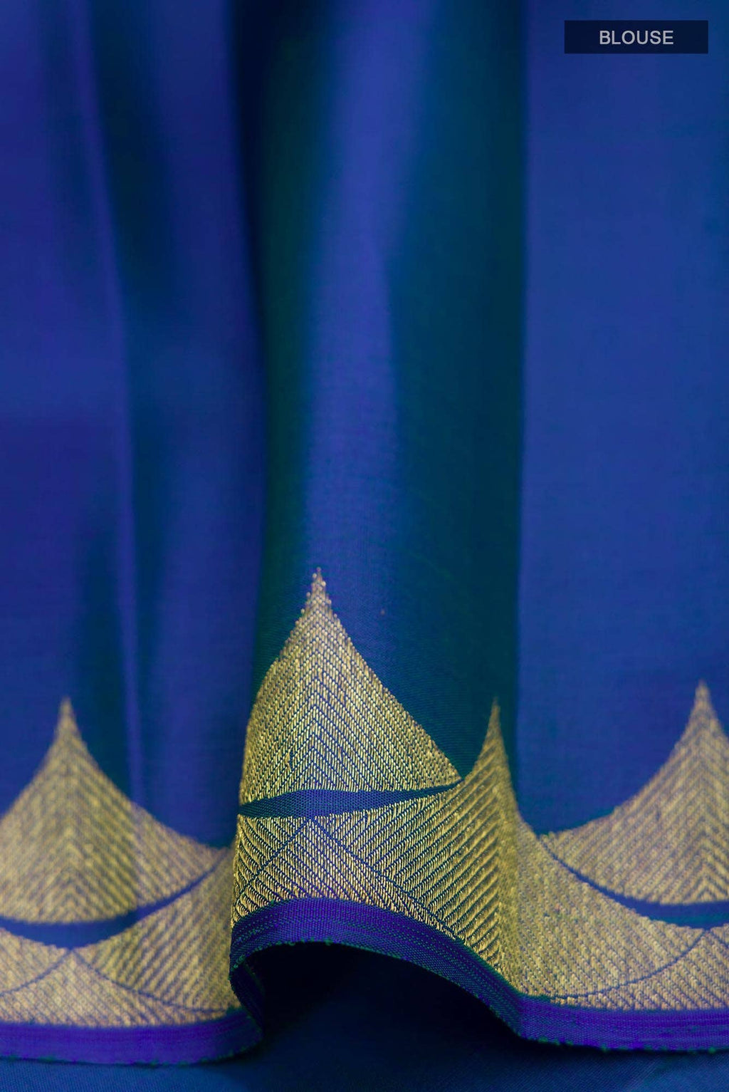 Blue Kanchipuram Silk Saree