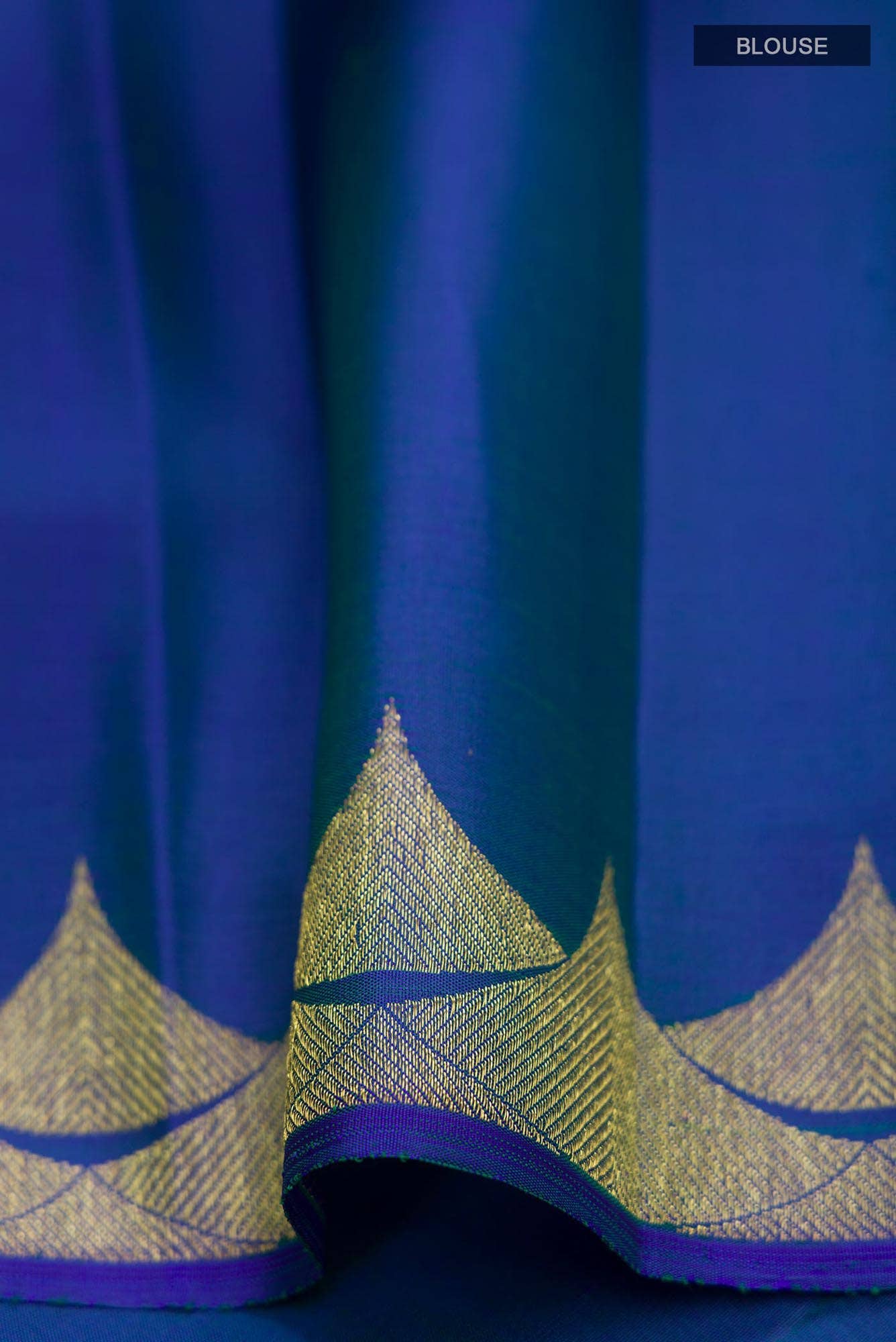 Blue Kanchipuram Silk Saree