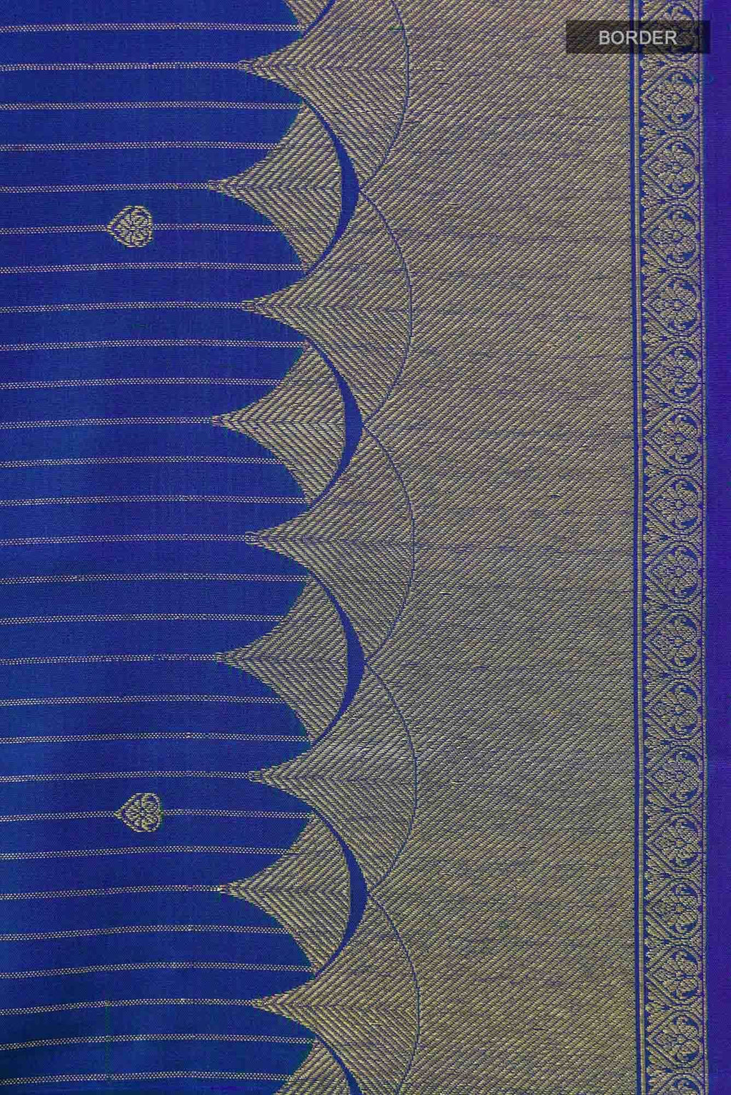 Blue Kanchipuram Silk Saree