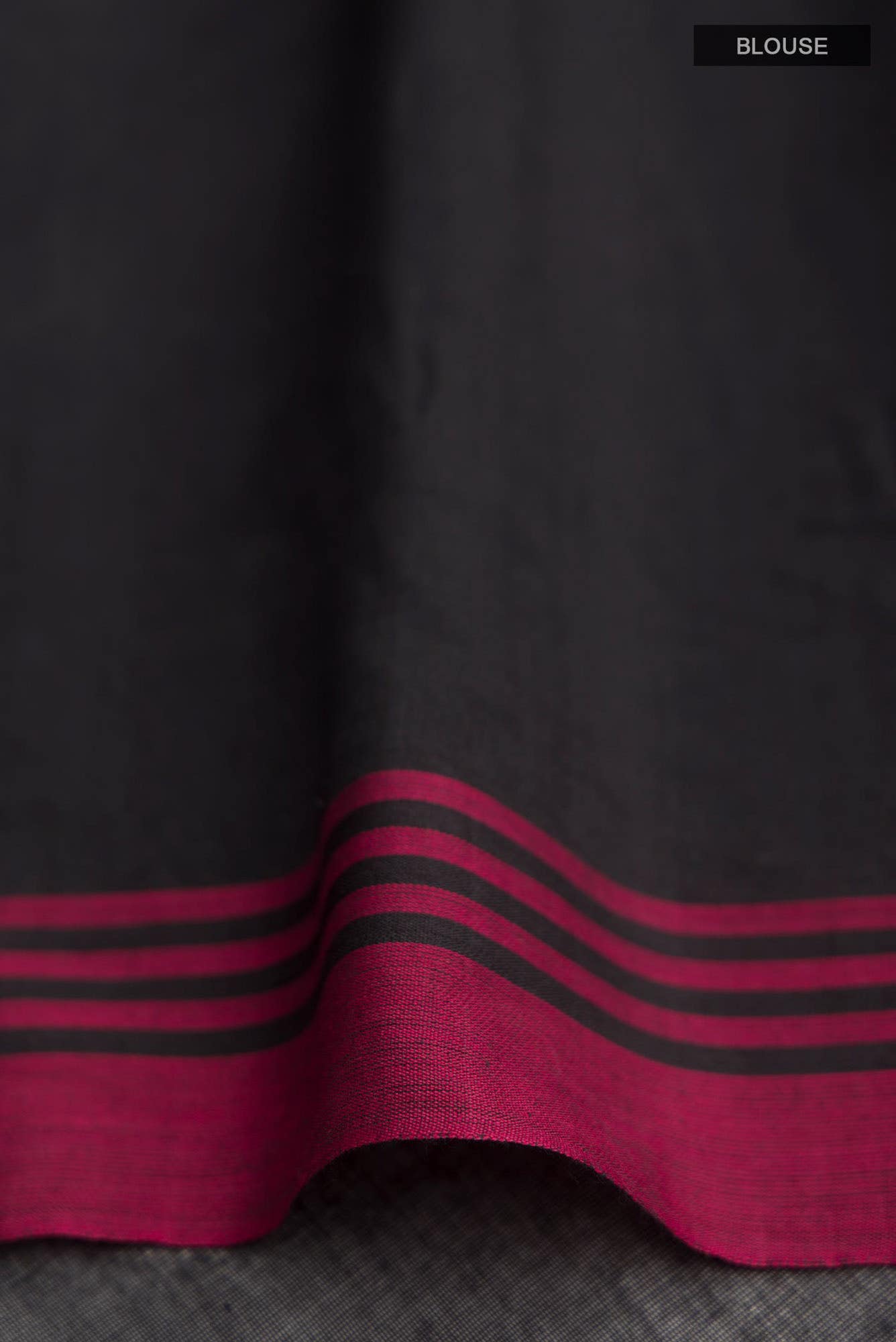 Black Bengal Cotton Saree