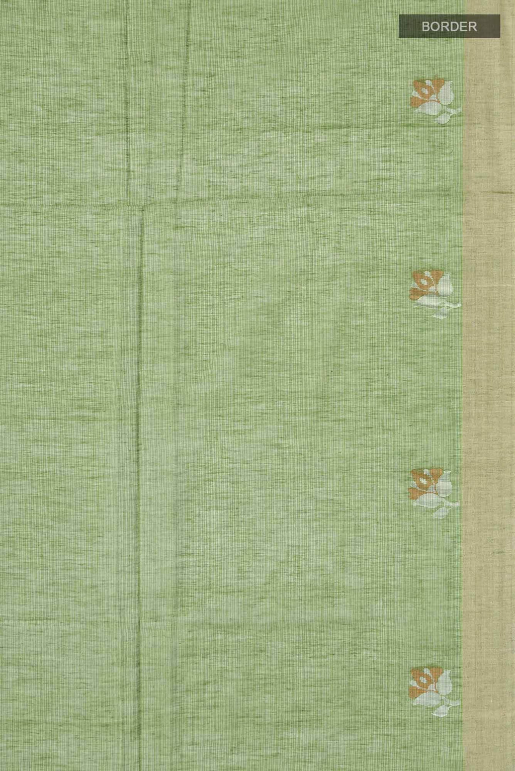 Green Bengal Cotton Saree