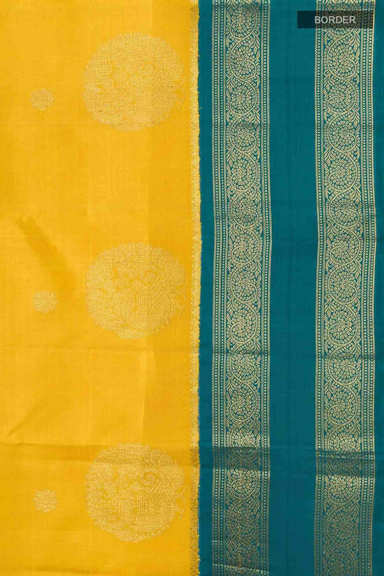 Rasika-Yellow Kanchipuram Silk Saree