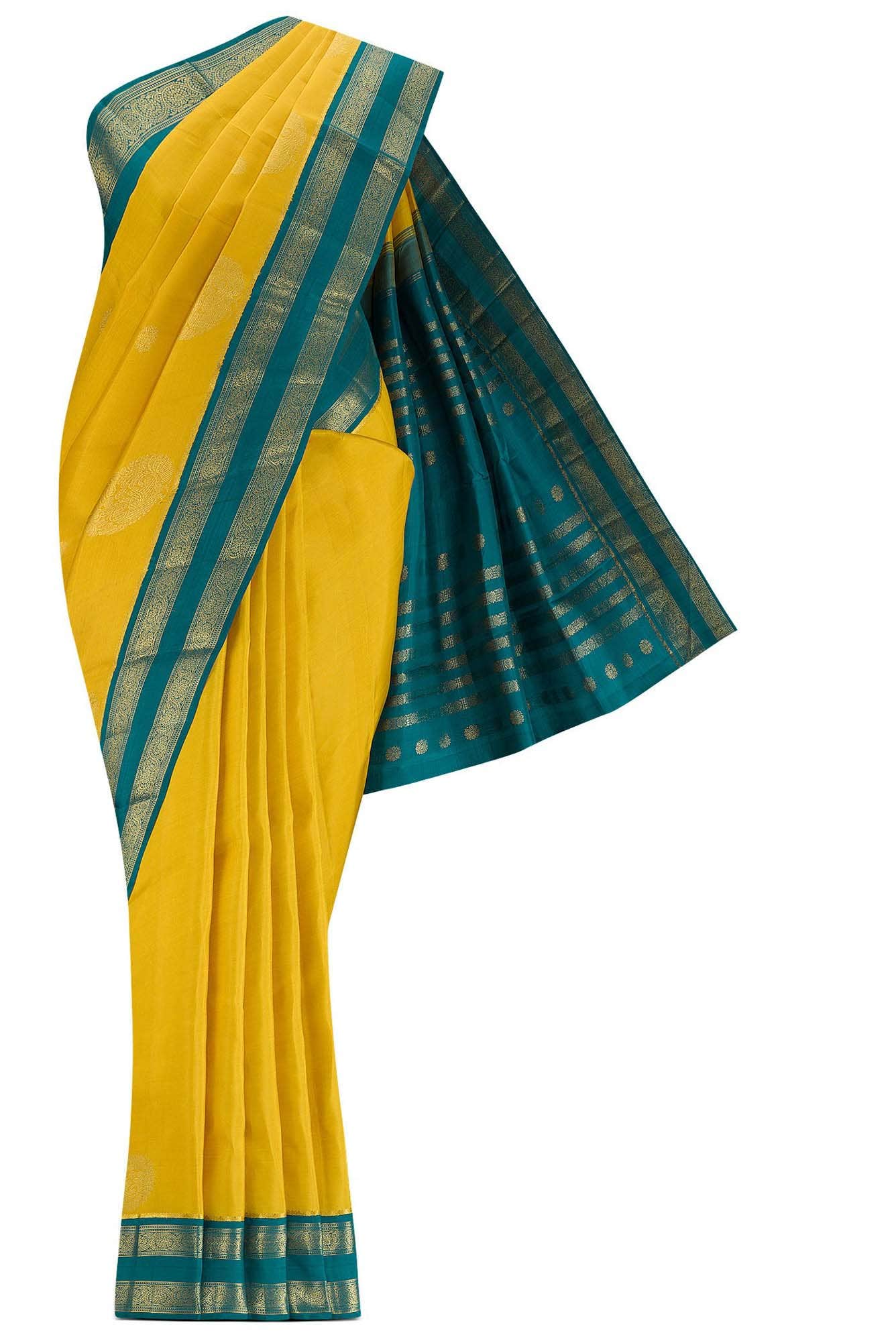 Rasika-Yellow Kanchipuram Silk Saree
