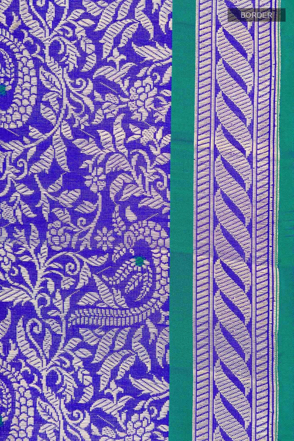 Gazal-Blue Banarasi Silk Saree