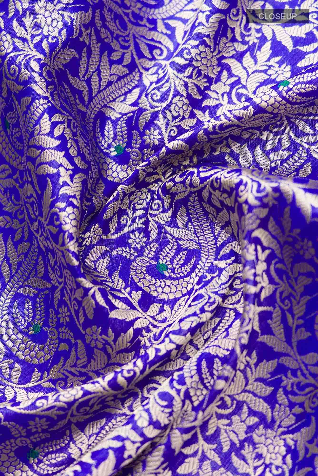 Gazal-Blue Banarasi Silk Saree