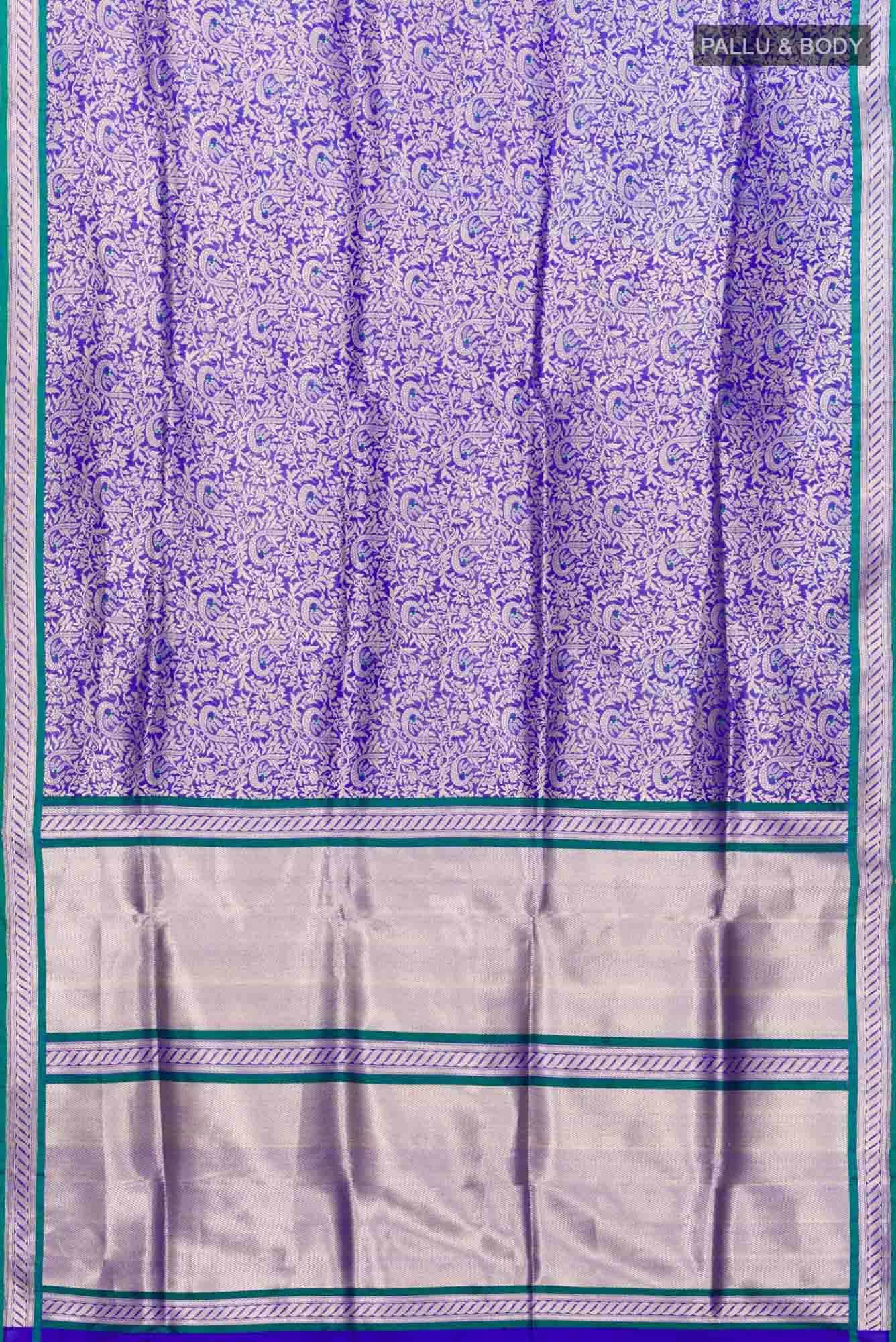 Gazal-Blue Banarasi Silk Saree