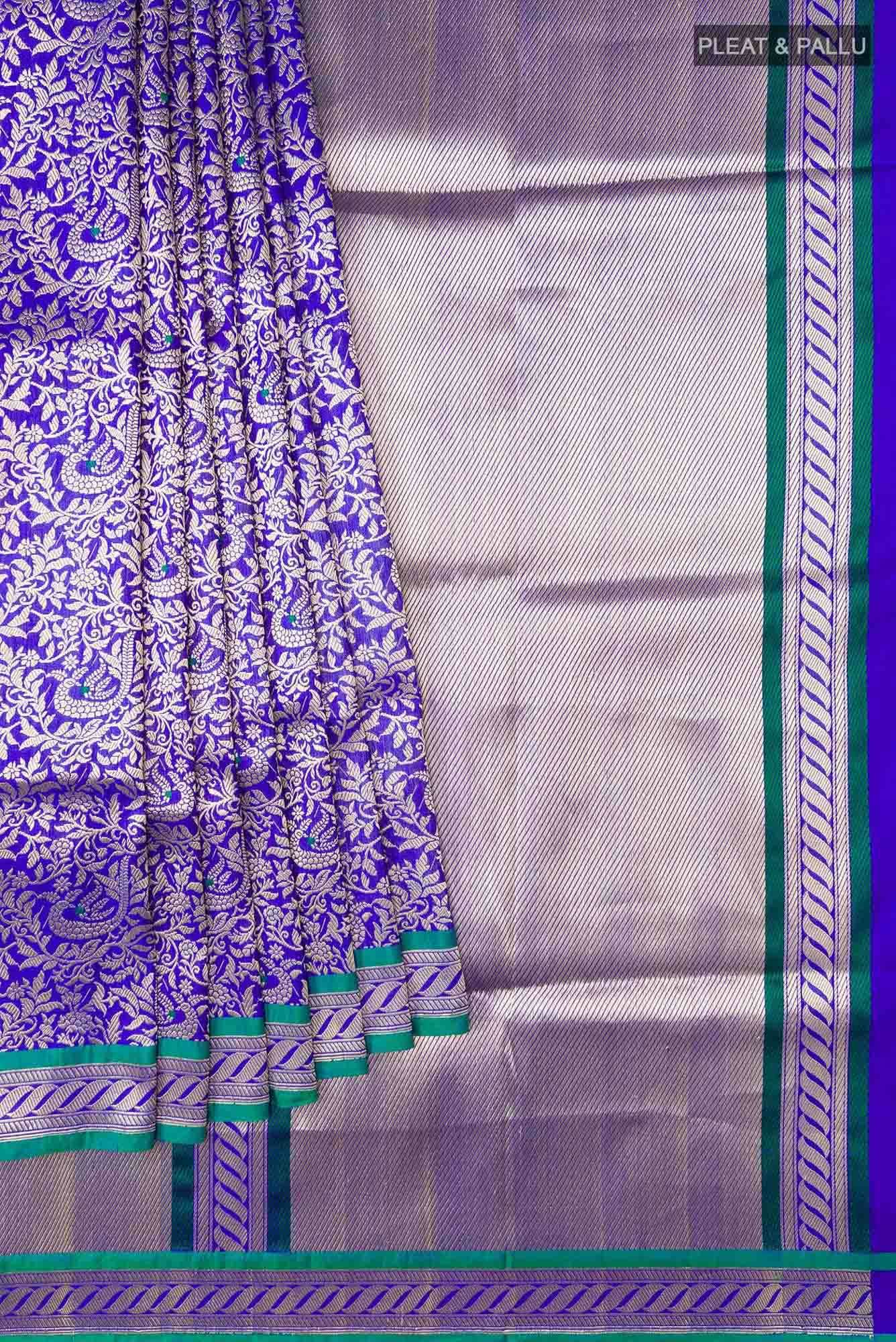 Gazal-Blue Banarasi Silk Saree