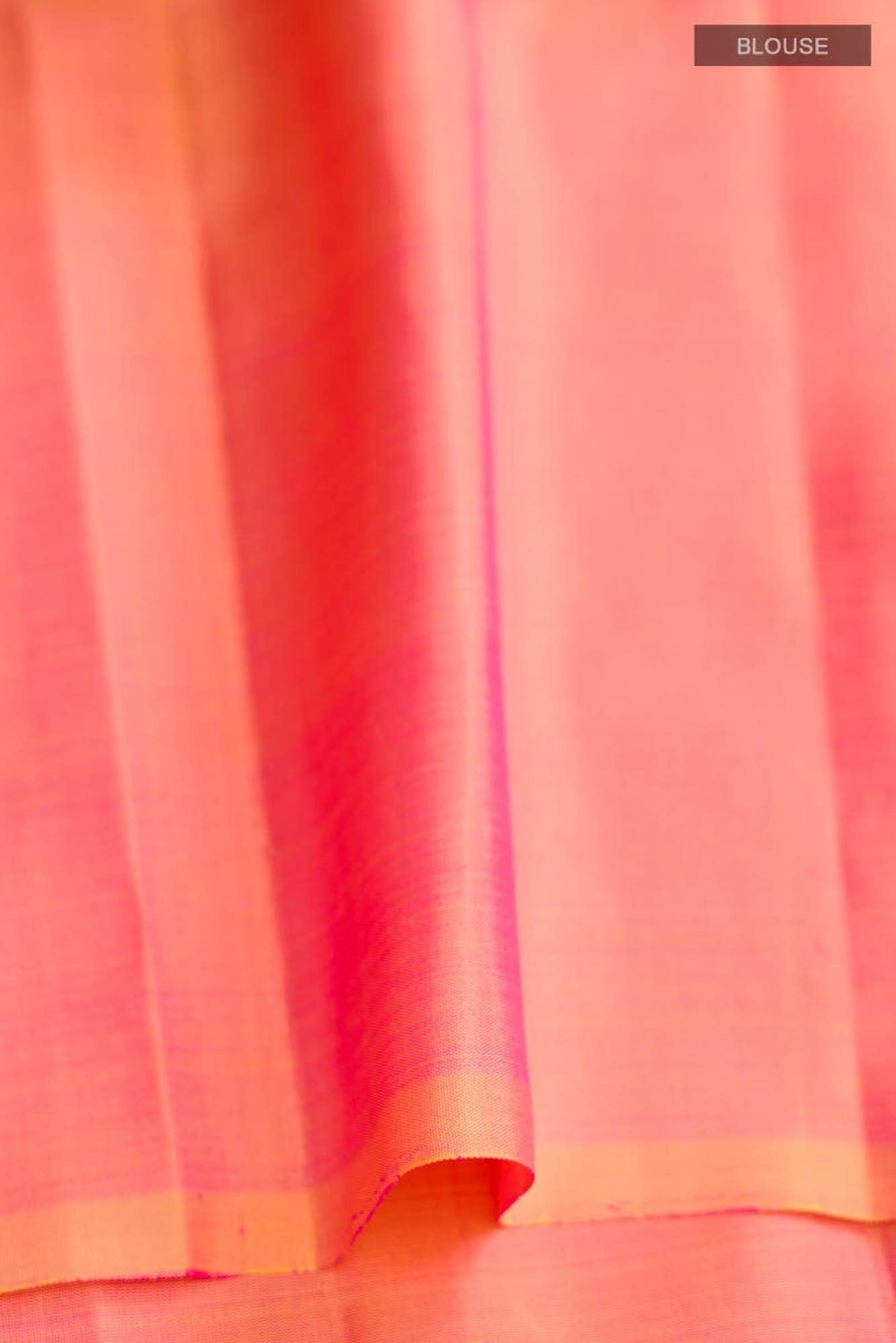 Lasya-Pink with Yellow Dual Tone Kanchipuram Silk Saree