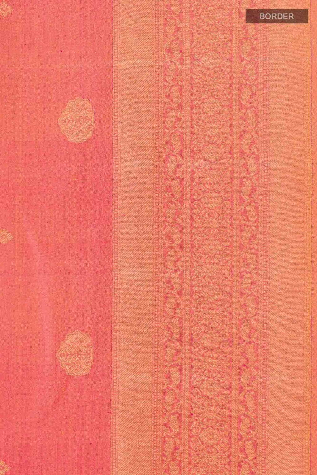 Lasya-Pink with Yellow Dual Tone Kanchipuram Silk Saree