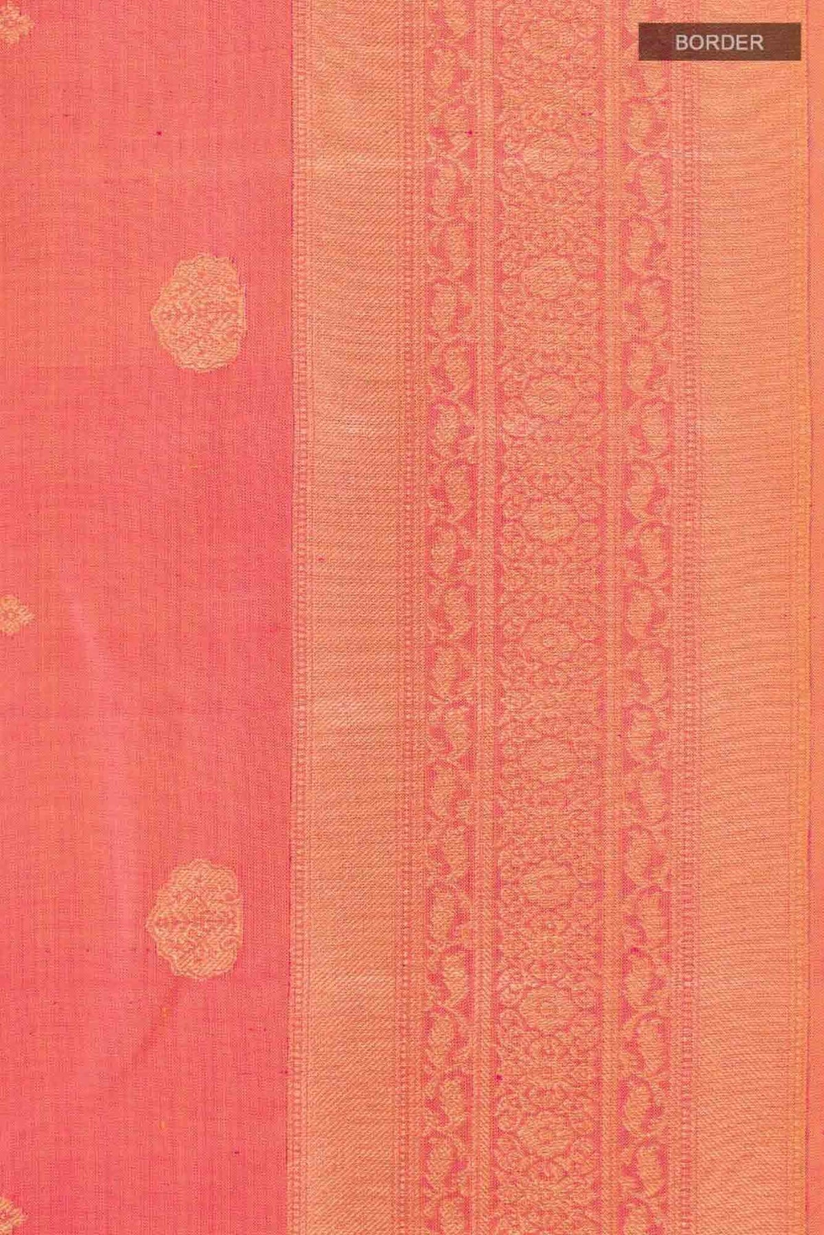 Lasya-Pink with Yellow Dual Tone Kanchipuram Silk Saree