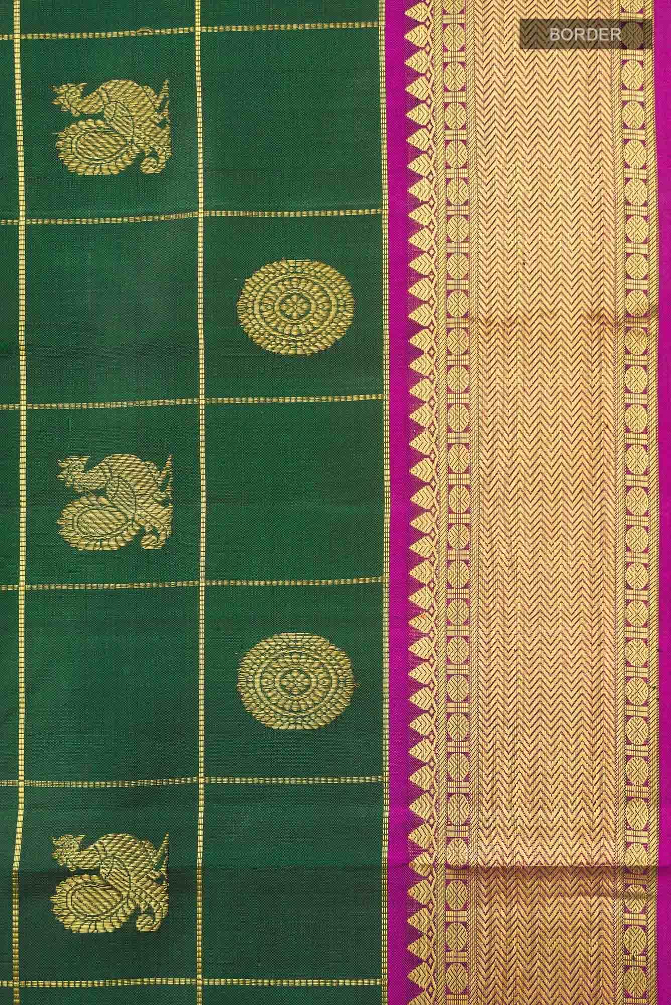 Green Kanchipuram Silk Saree