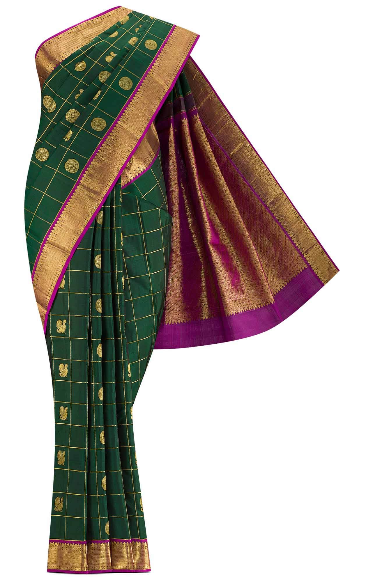 Green Kanchipuram Silk Saree