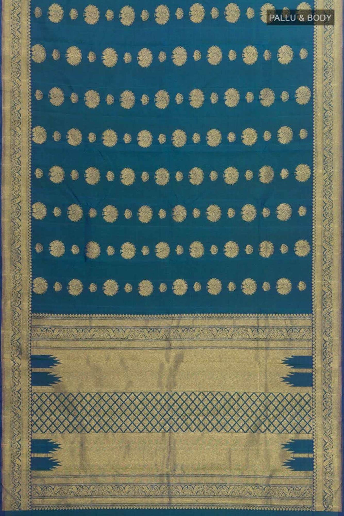 Radhika-Blue Kanchipuram Silk Saree