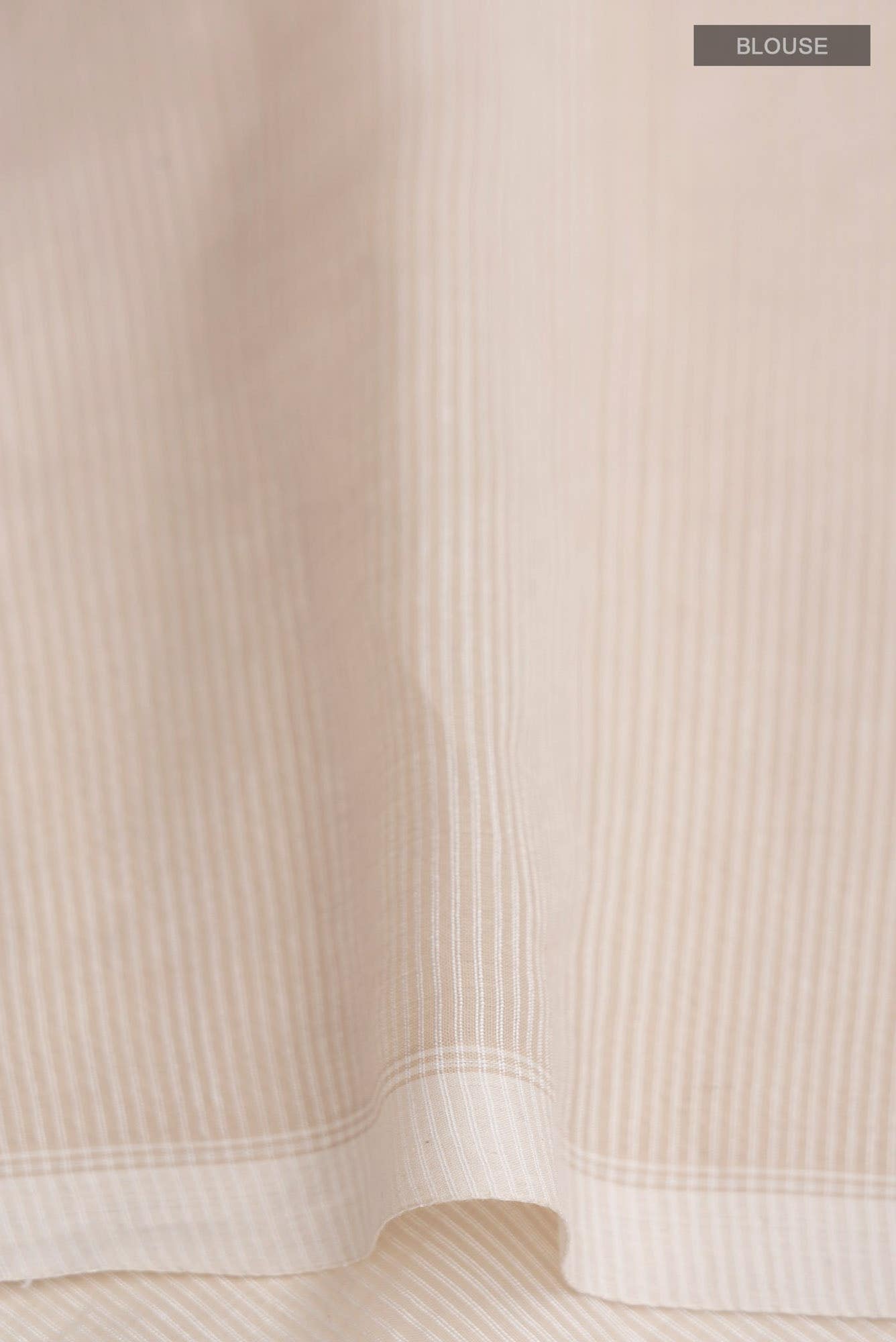 Beige Bengal Cotton Saree