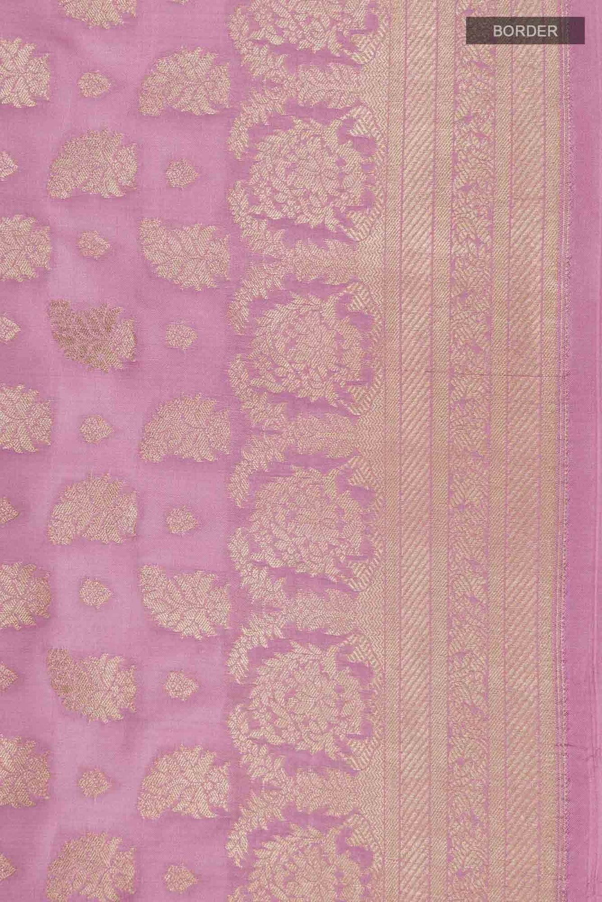 Bhumi-Pink Banarasi Silk Saree