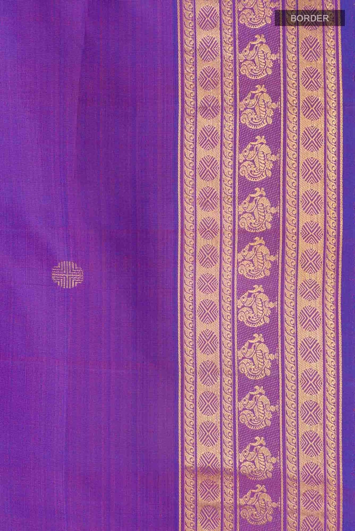 Anudhyana-Purple with Pink Dual Tone Kanchipuram Silk Saree