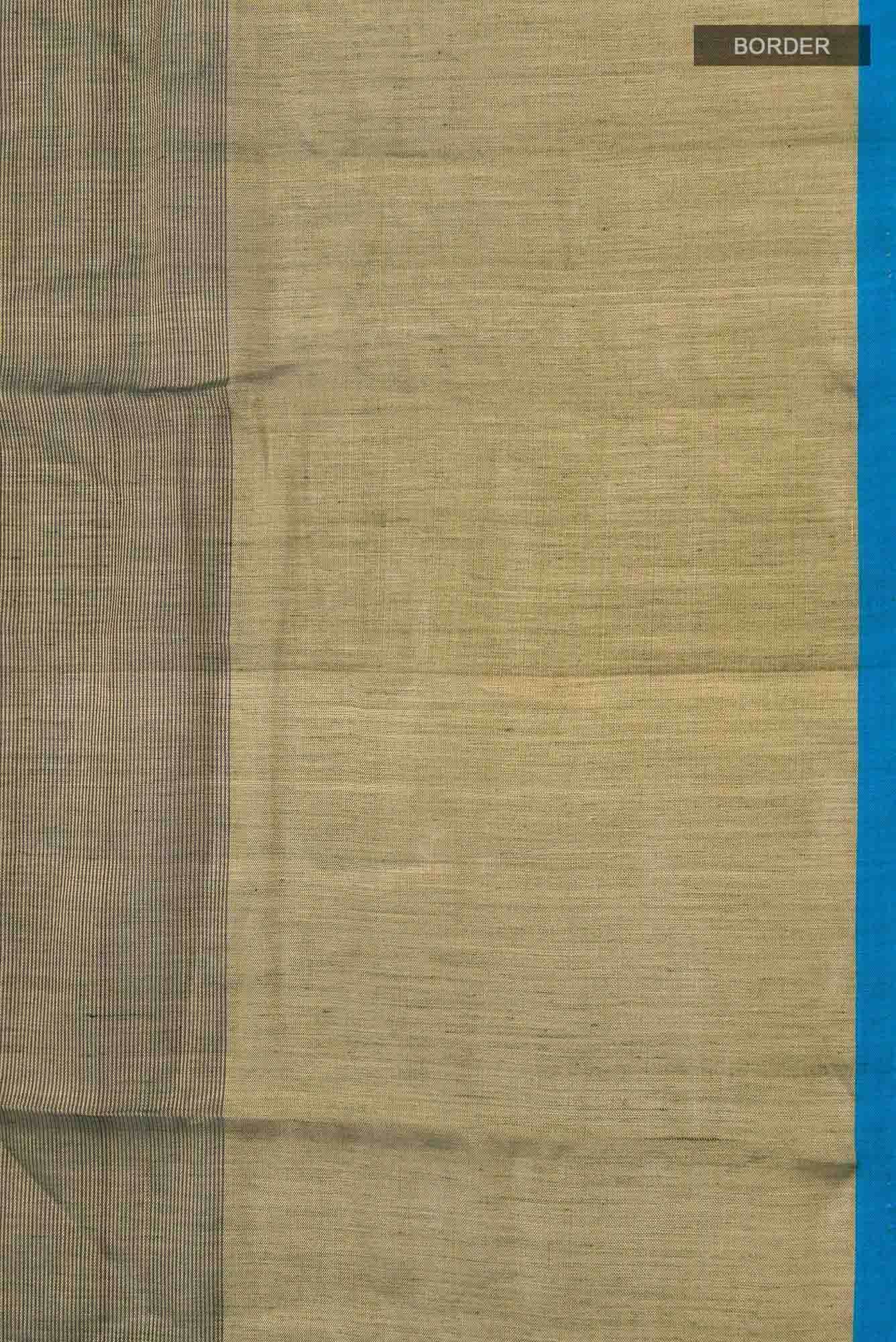 Green Chanderi Tissue Silk Cotton Saree