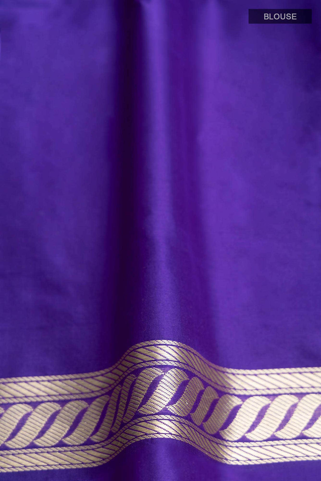 Gazal- Violet Banarasi Silk Saree