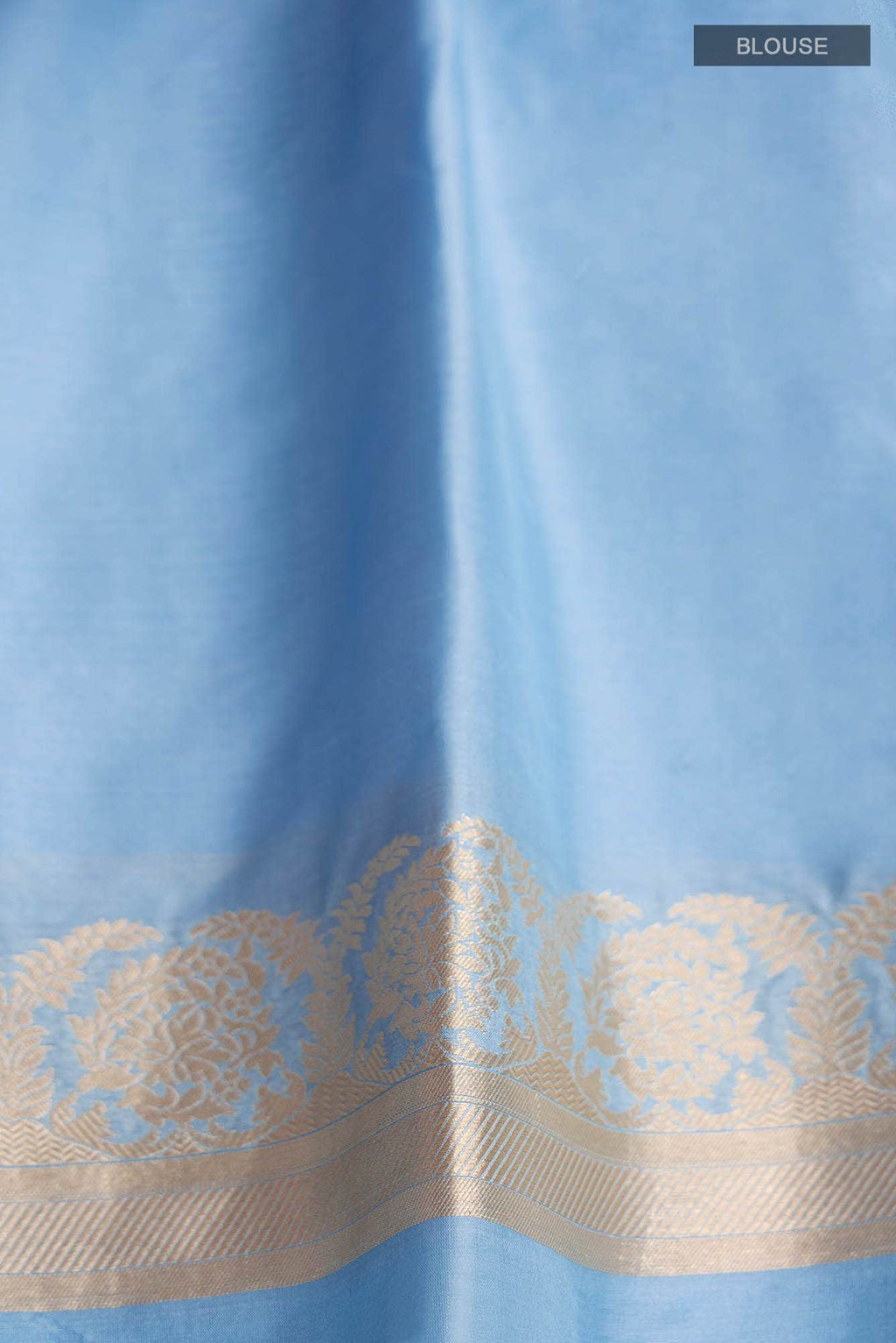 Bhumi-Blue Banarasi Silk Saree