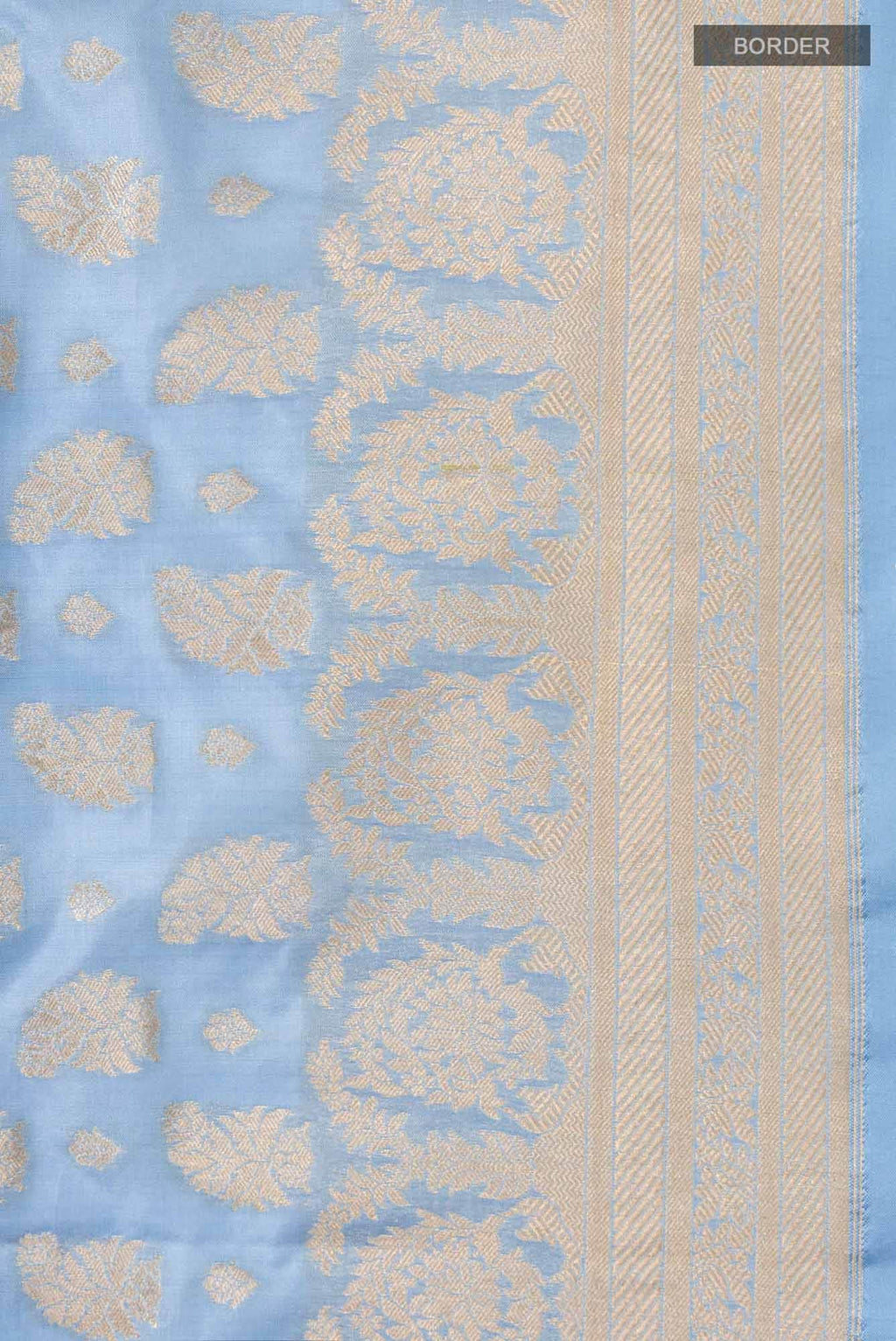 Bhumi-Blue Banarasi Silk Saree