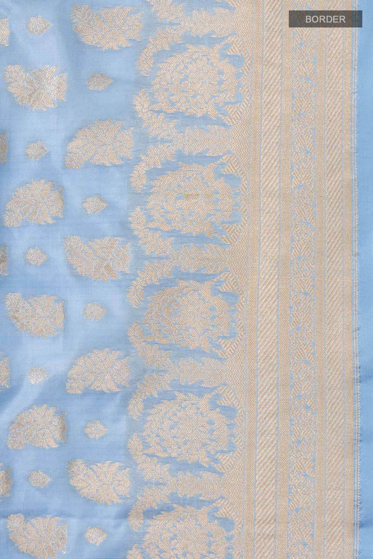 Bhumi-Blue Banarasi Silk Saree