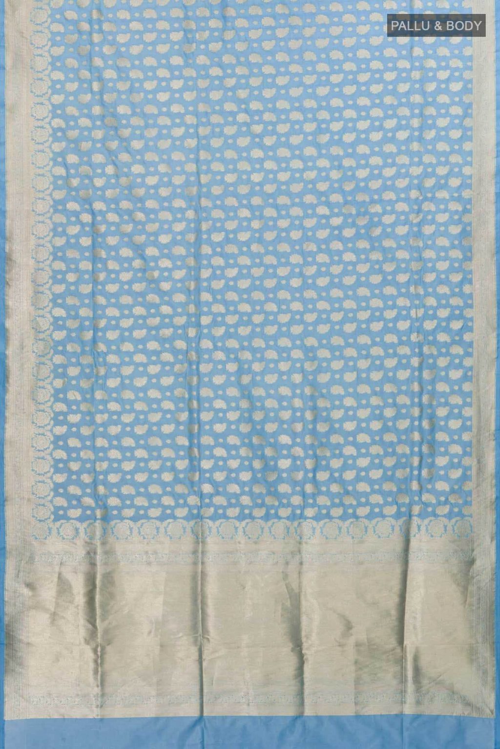 Bhumi-Blue Banarasi Silk Saree