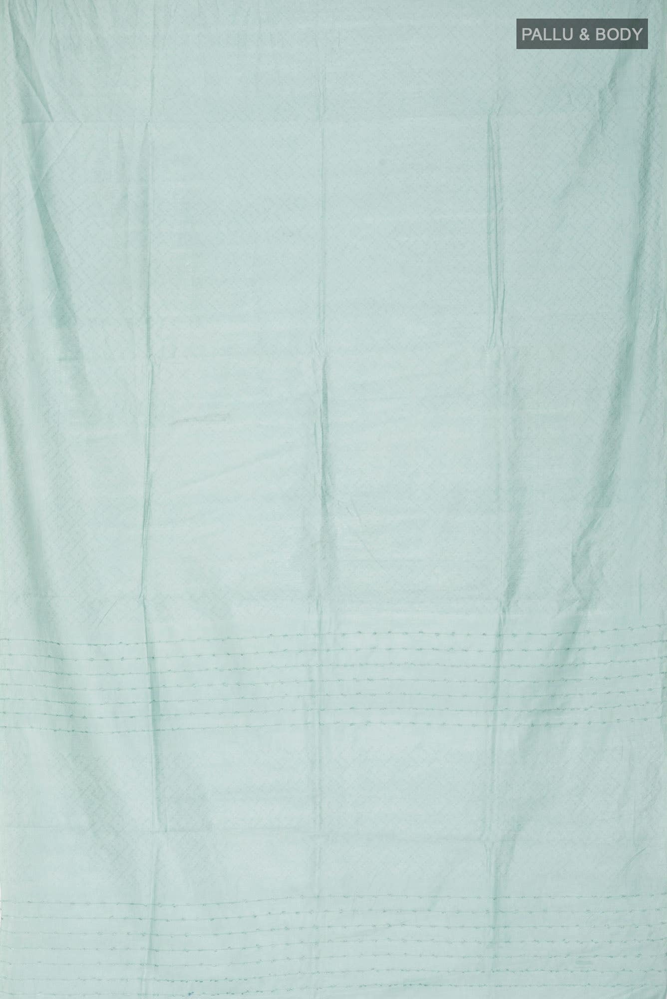 Green Blended Tussar Silk Saree