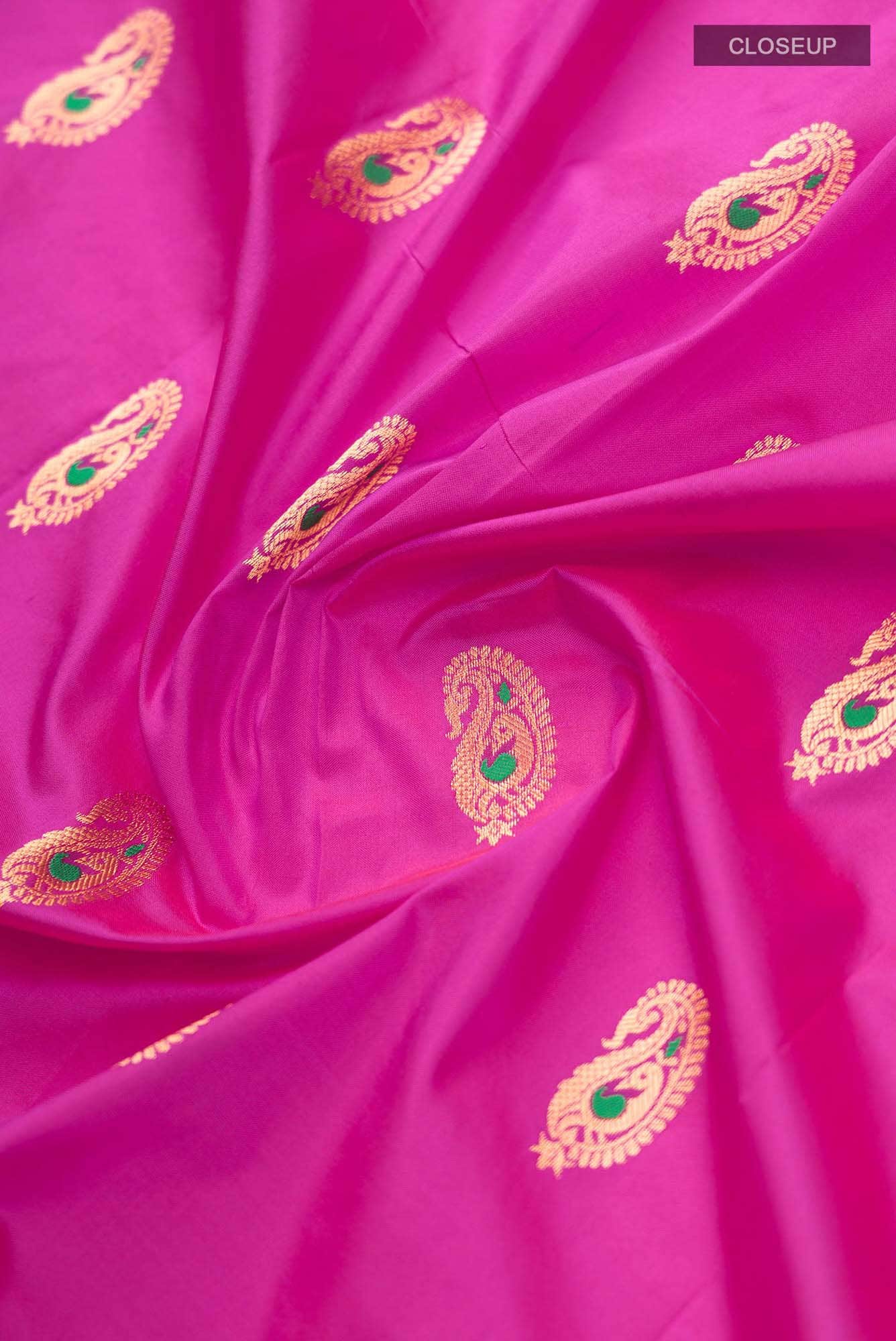 Pink Paithani Silk Saree
