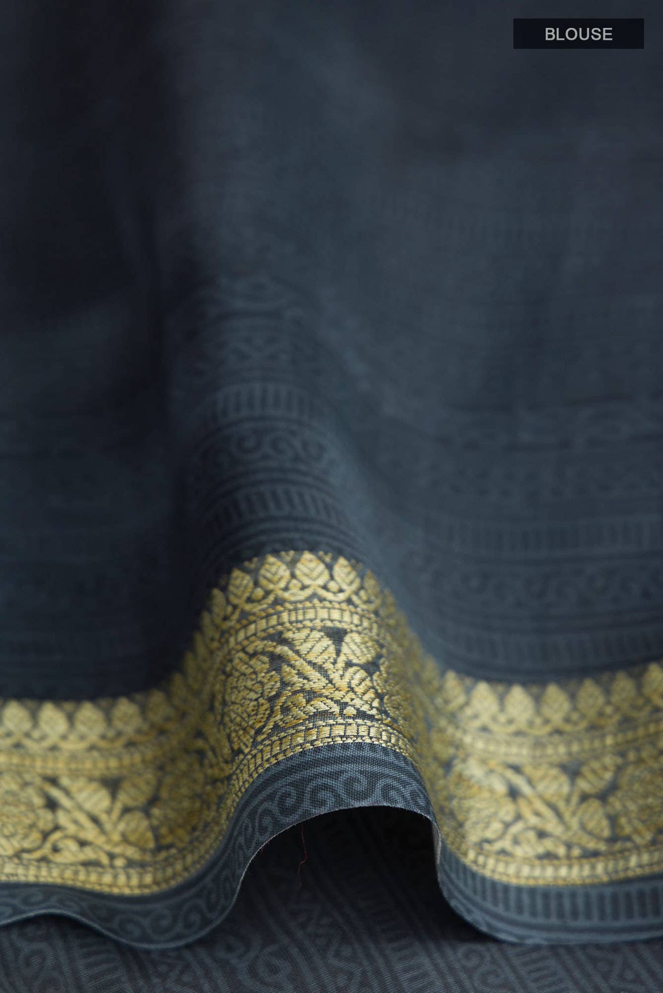 Black Silk Cotton Saree