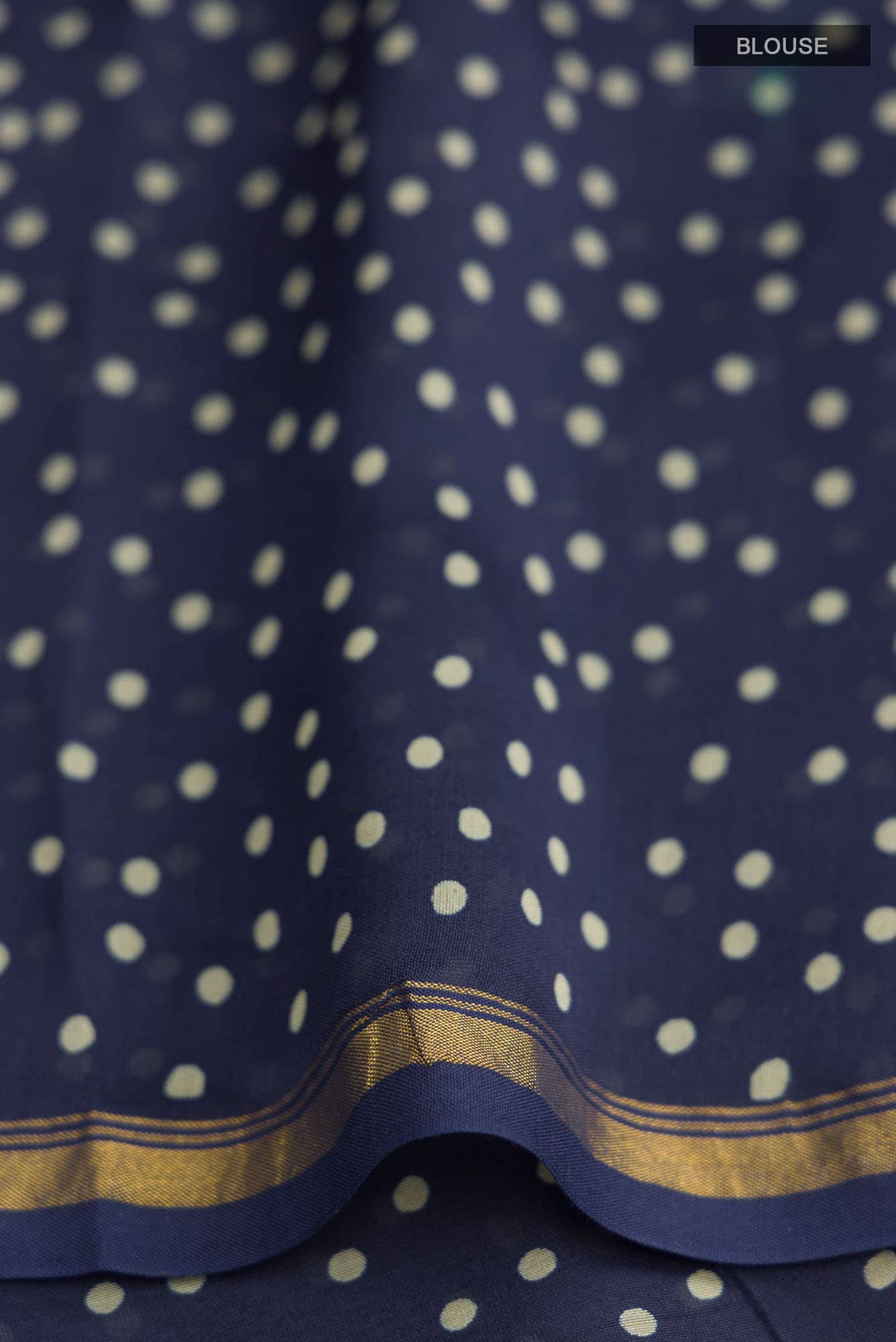 Blue Silk Cotton Saree