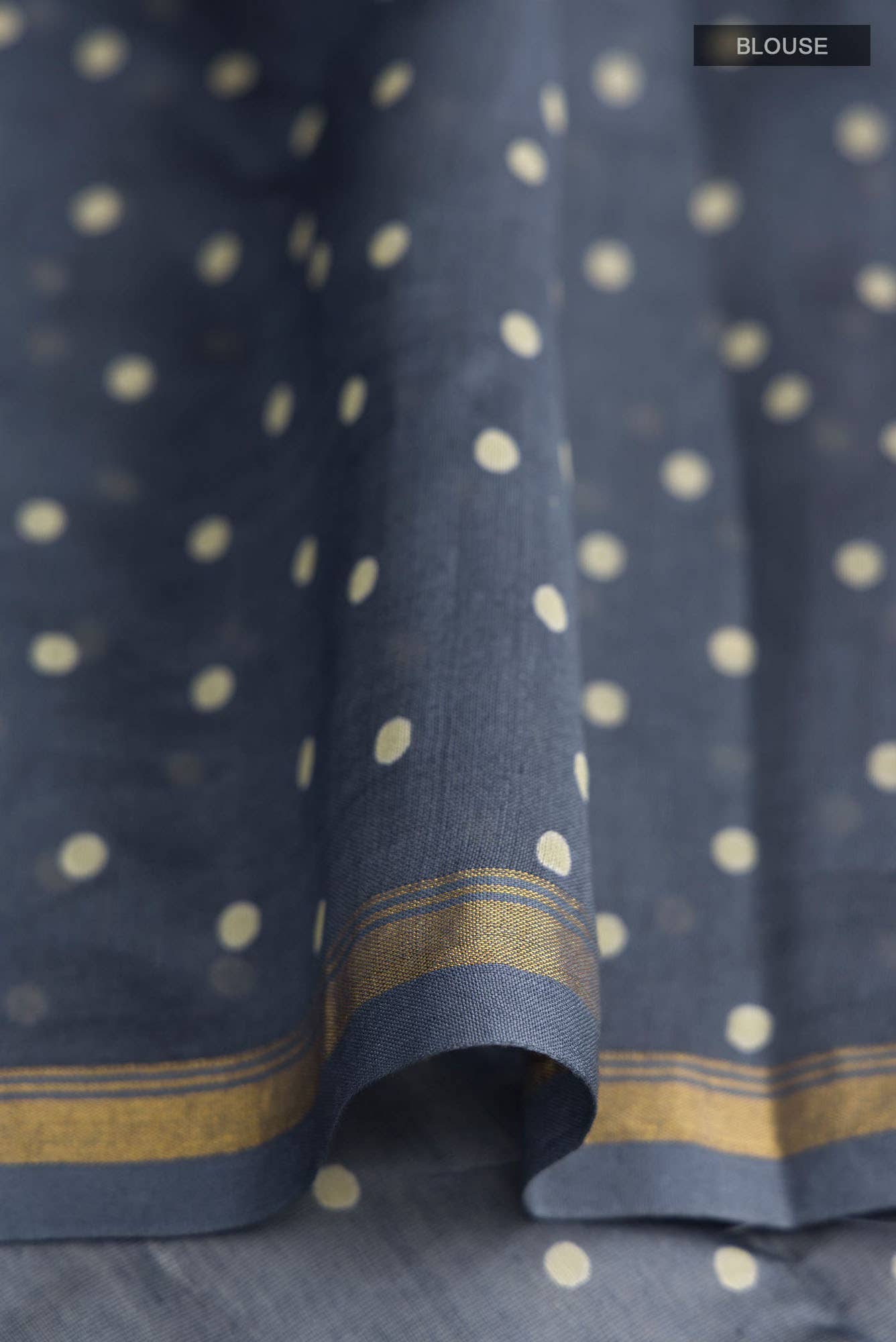 Blue Silk Cotton Saree