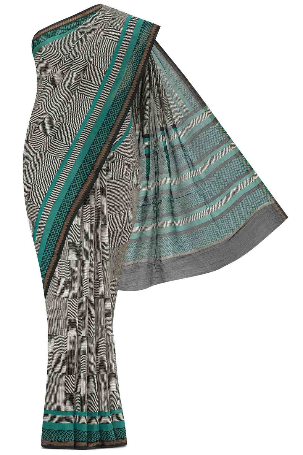 Black Silk Cotton Saree