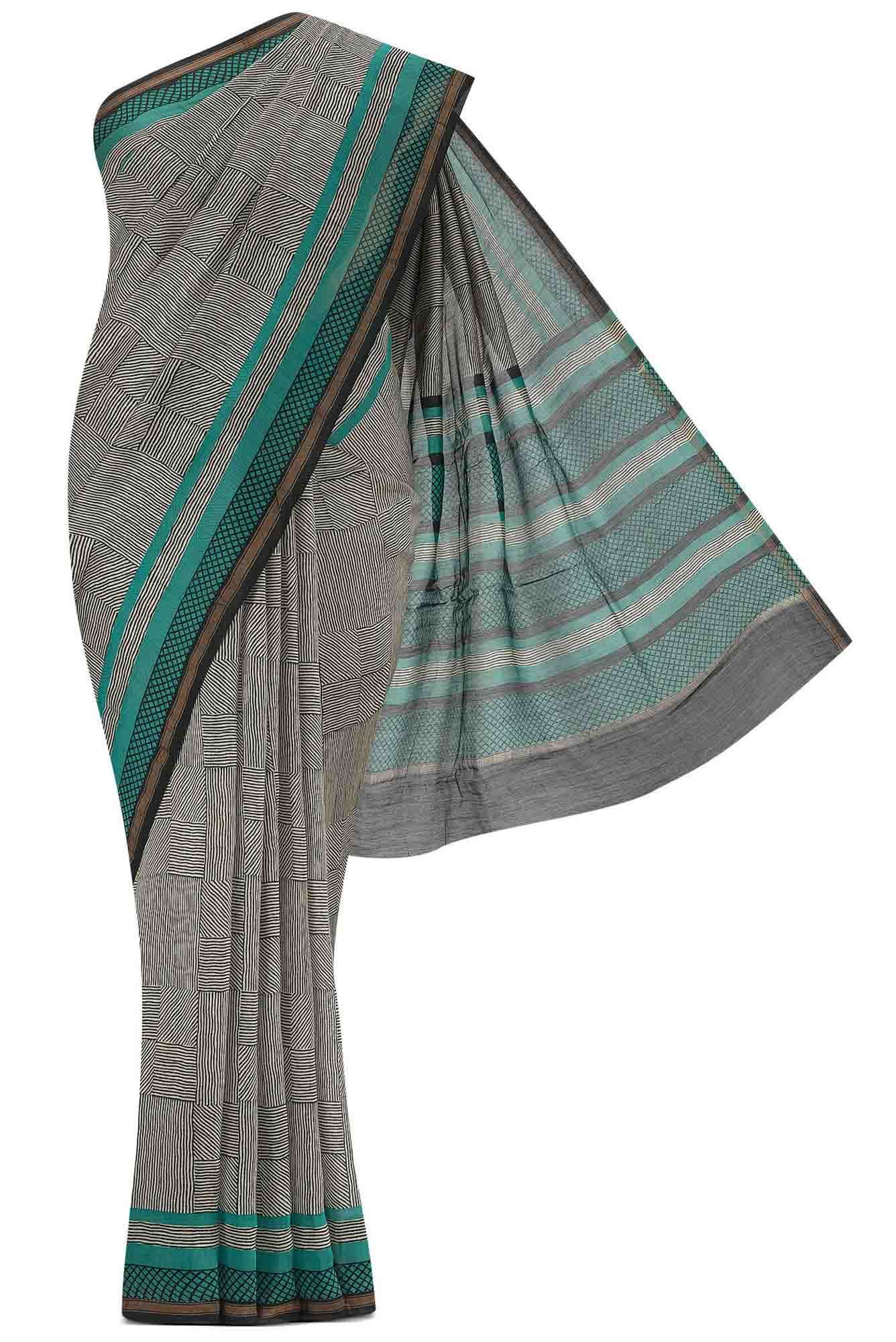 Black Silk Cotton Saree