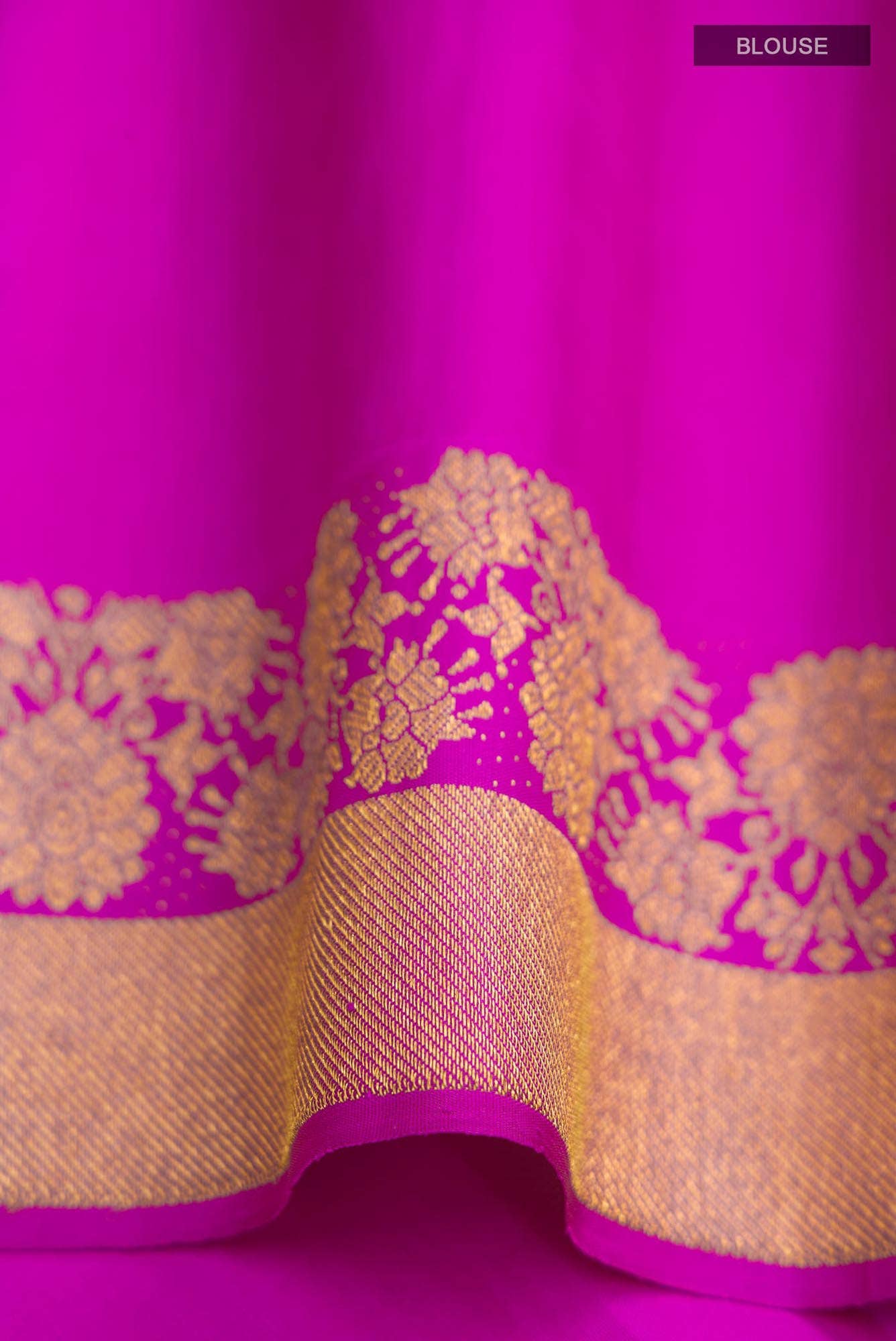 Mayilkan-Magenta Kanchipuram Silk Saree